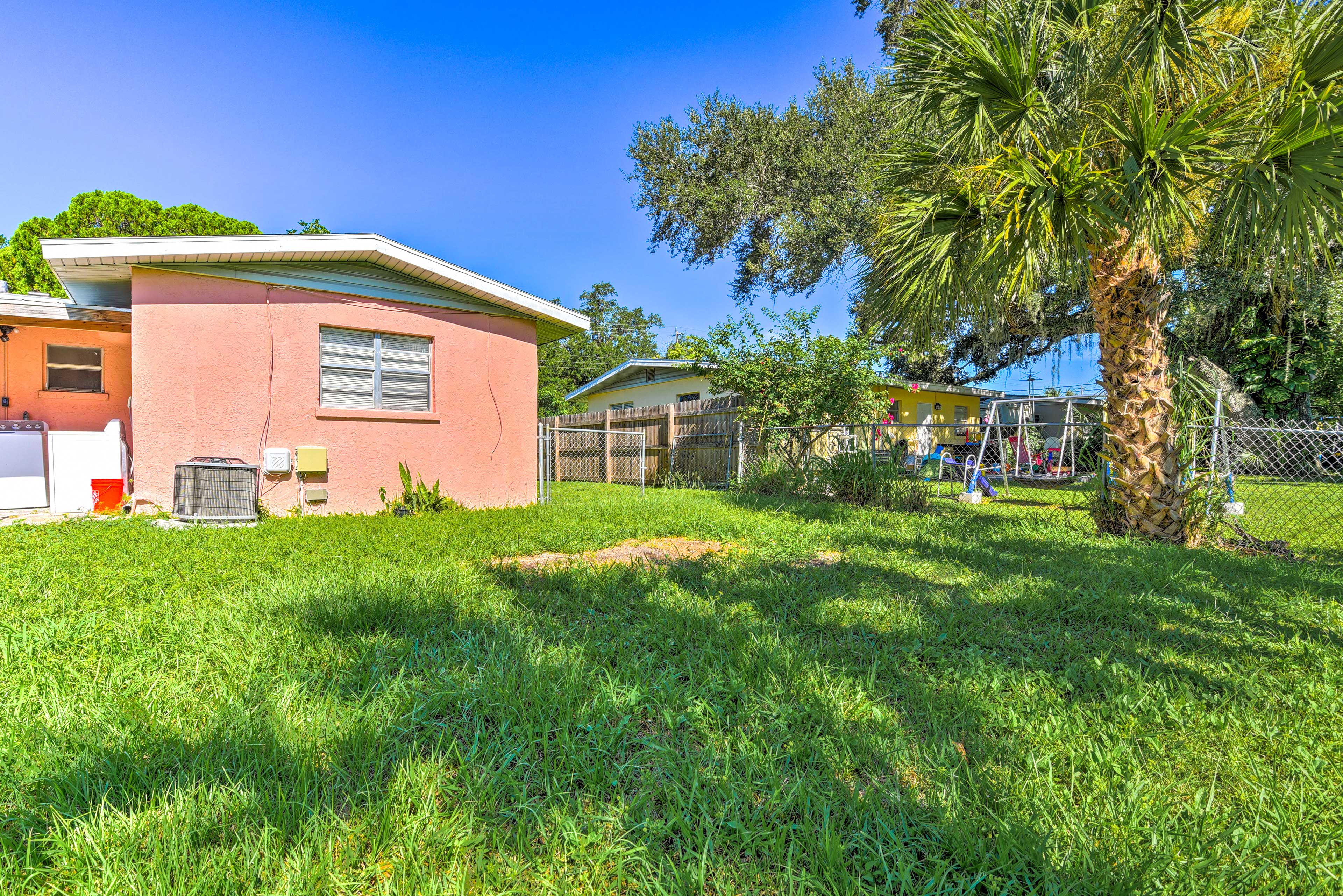 Partially Fenced Yard