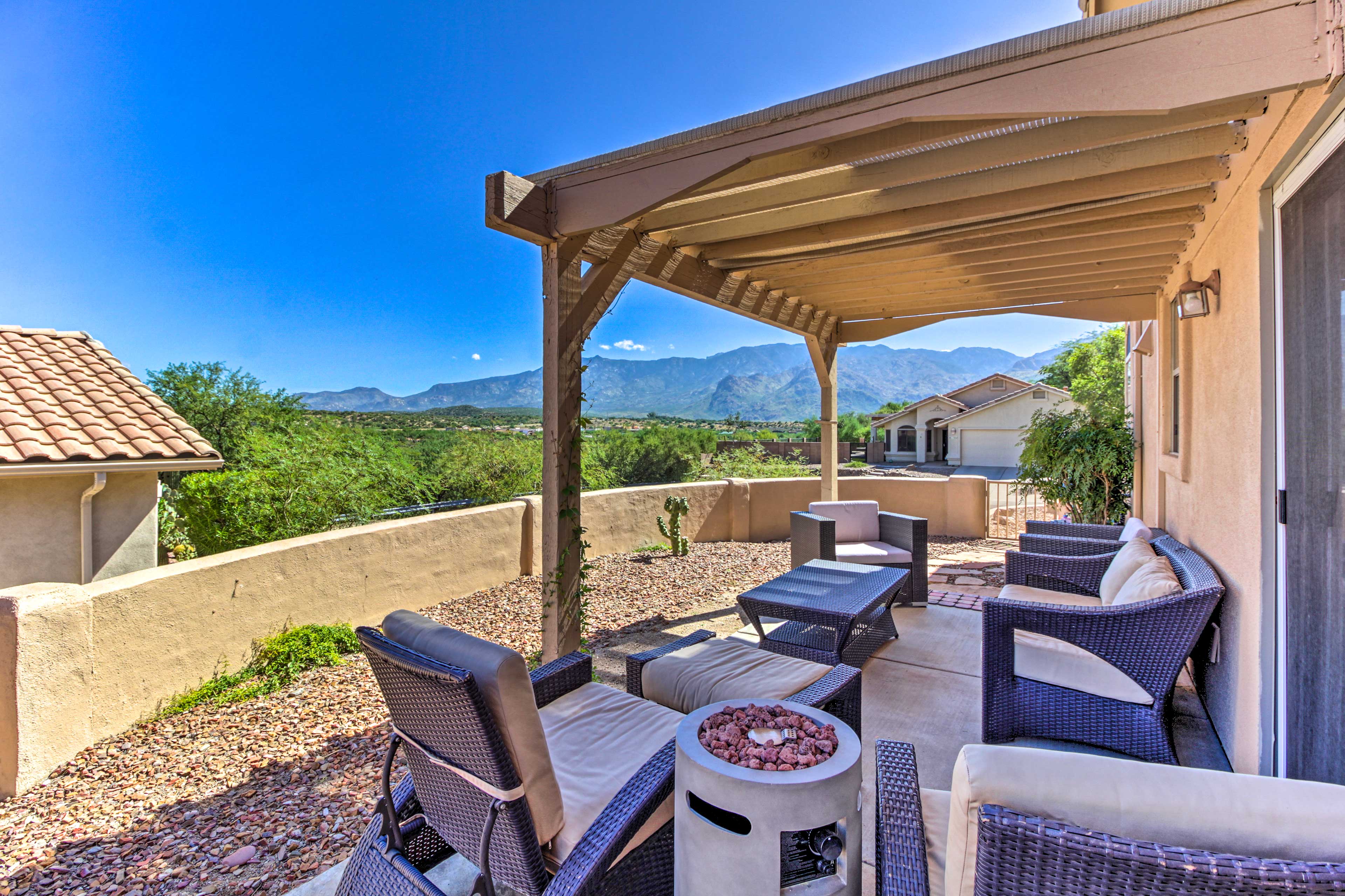 Pergola | Mountain Views | Gas Fire Pit