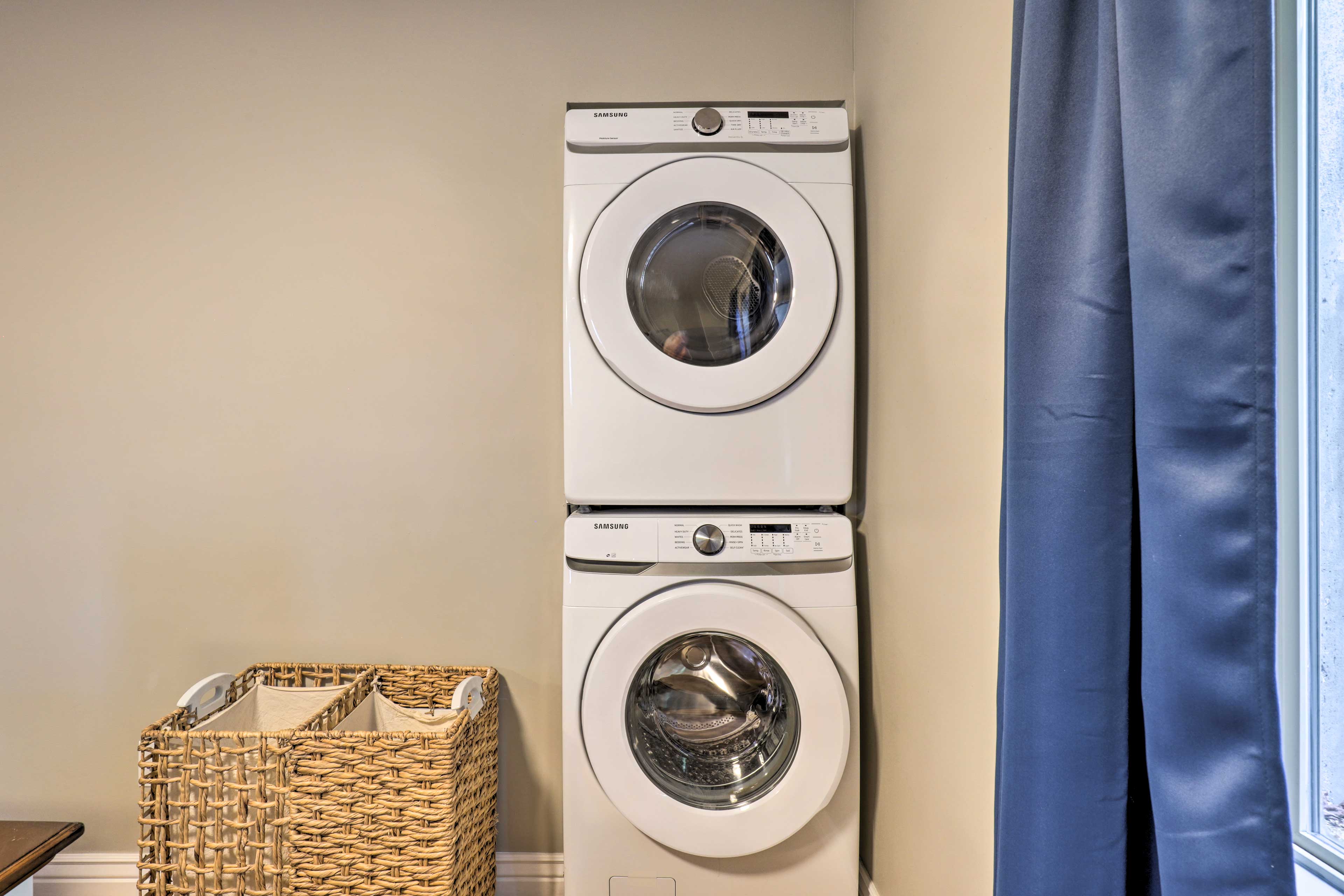 Washer & Dryer | Laundry Detergent Provided | Iron/Board