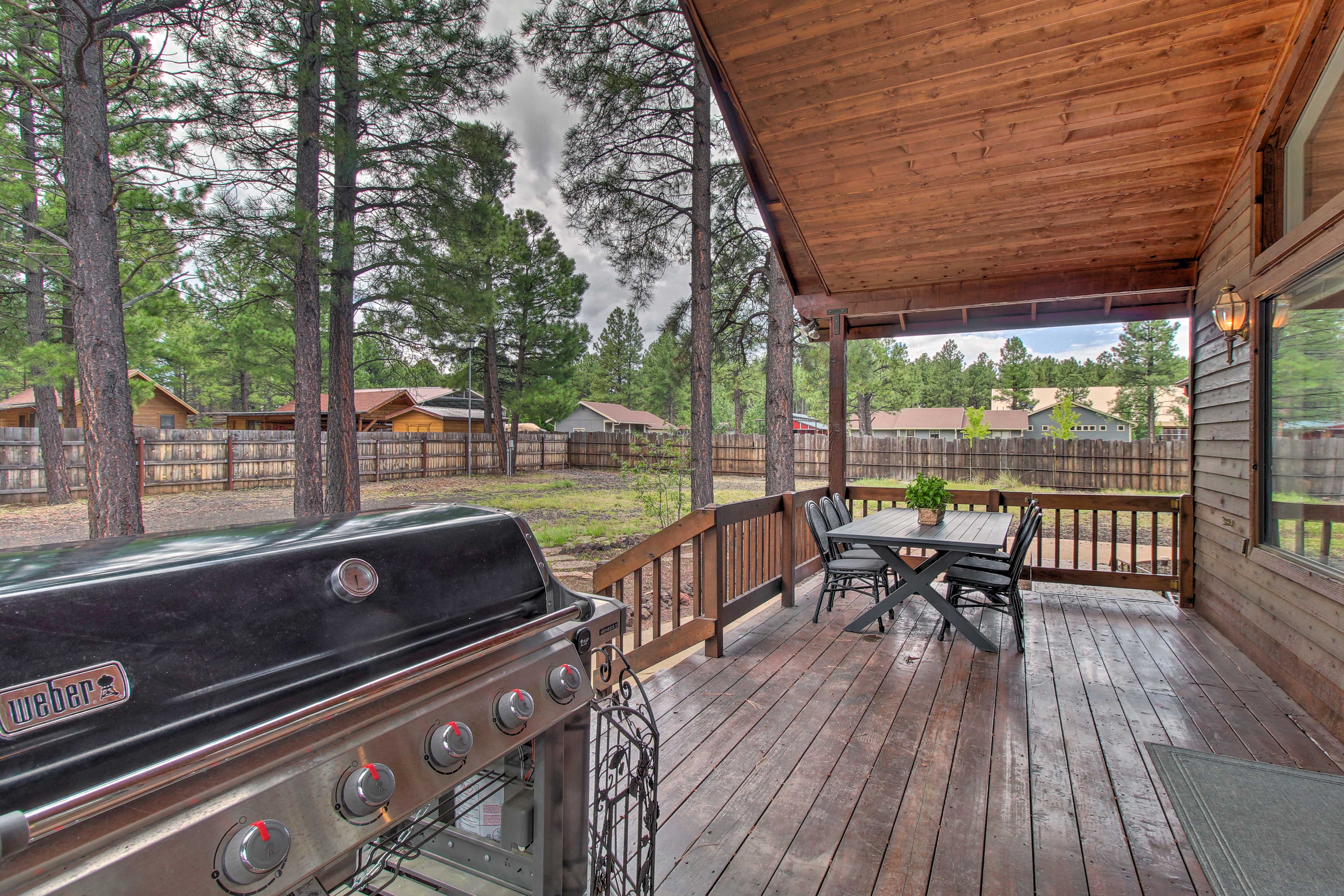 Covered Back Deck