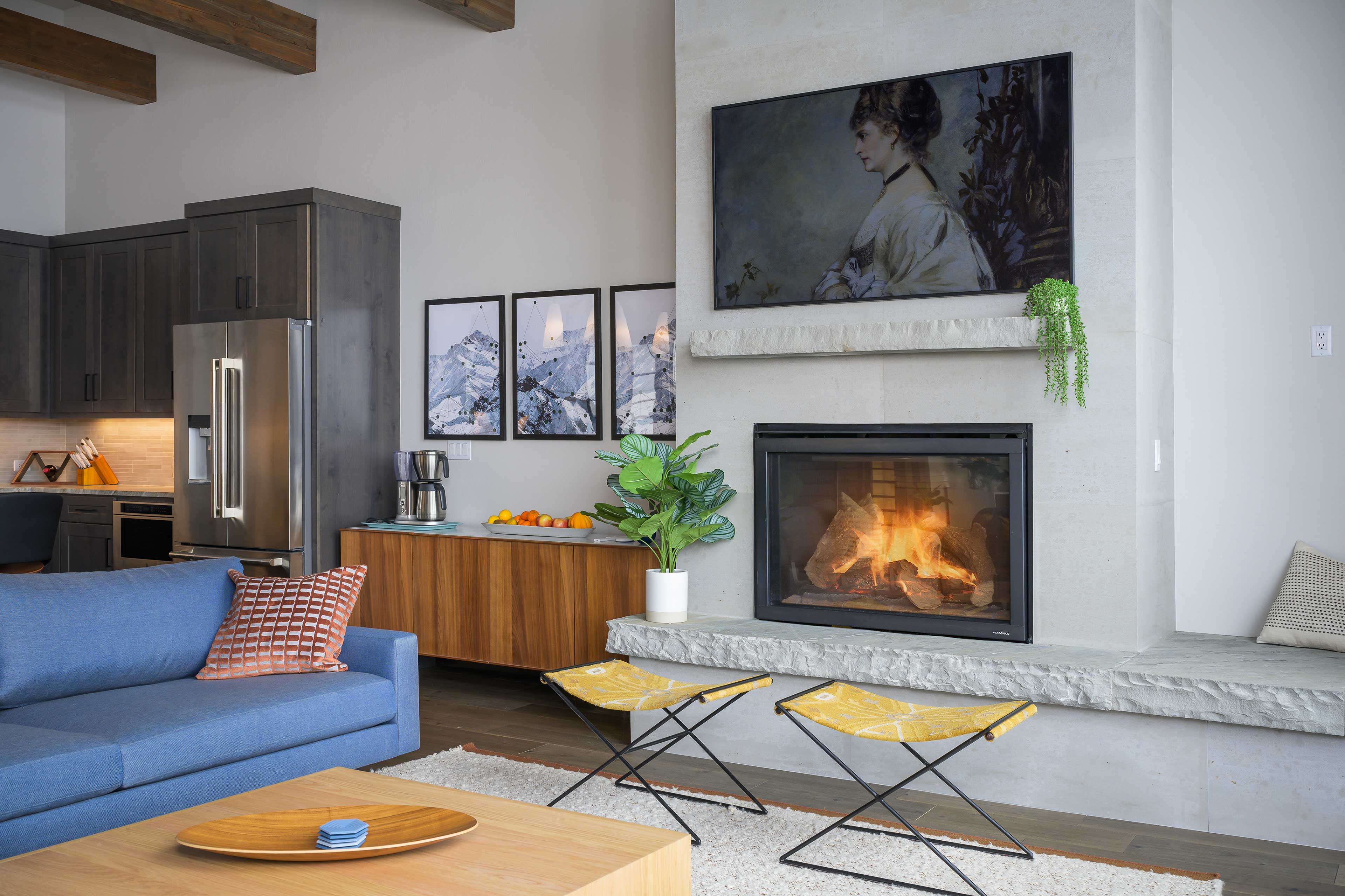 Living Room | Main Level | Fireplace | Mountain Views | Board Games | Books