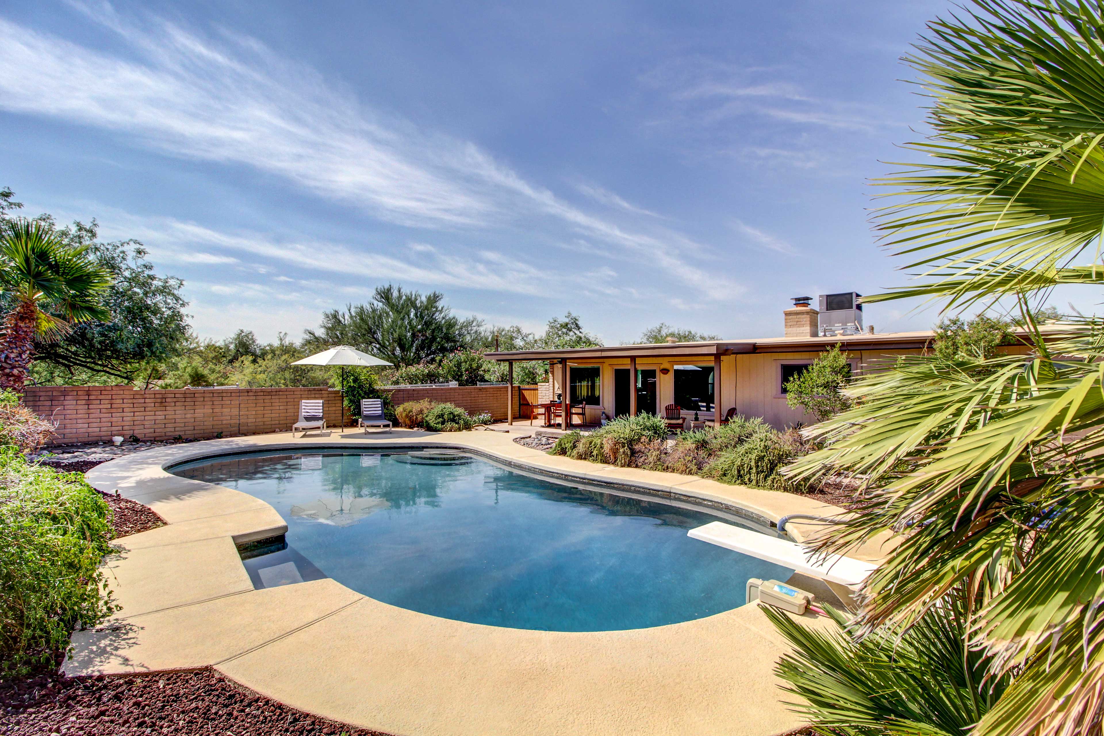 Tucson Vacation Rental | 3BR | 2BA | 1 Step Required | 1,700 Sq Ft