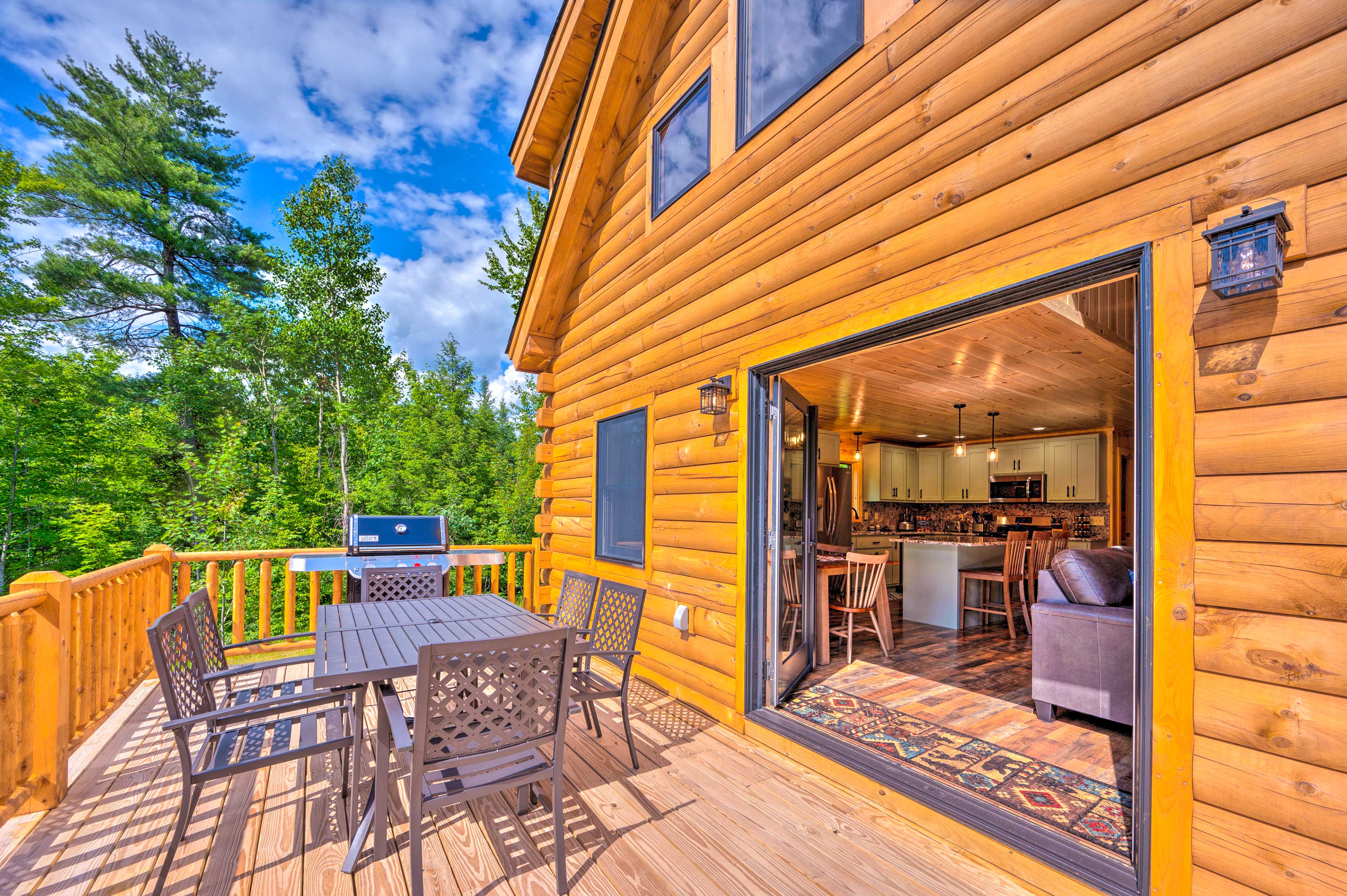 Wraparound Deck | Gas Grill | Dining Area