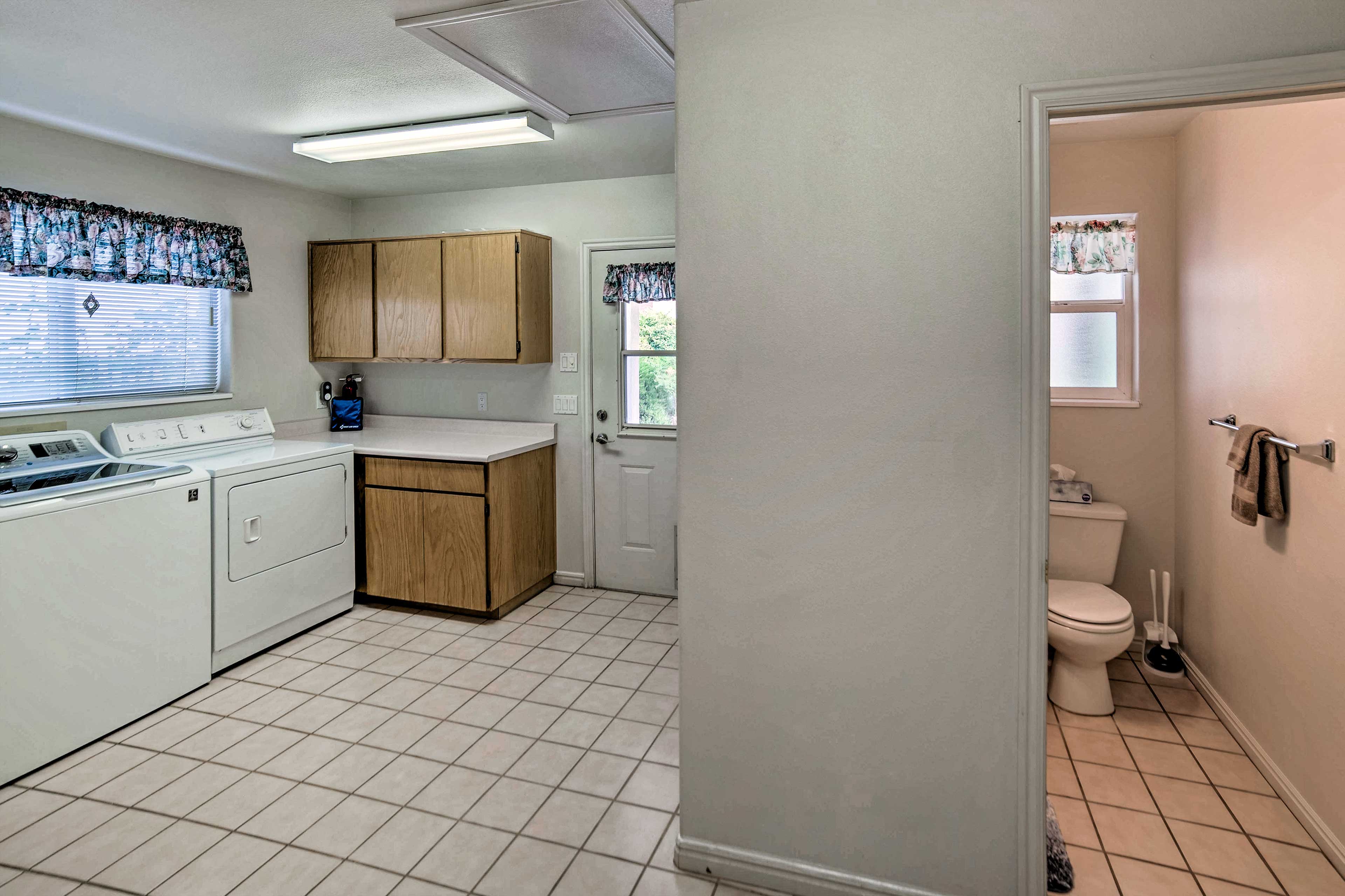 Full Laundry Room | Half Bathroom