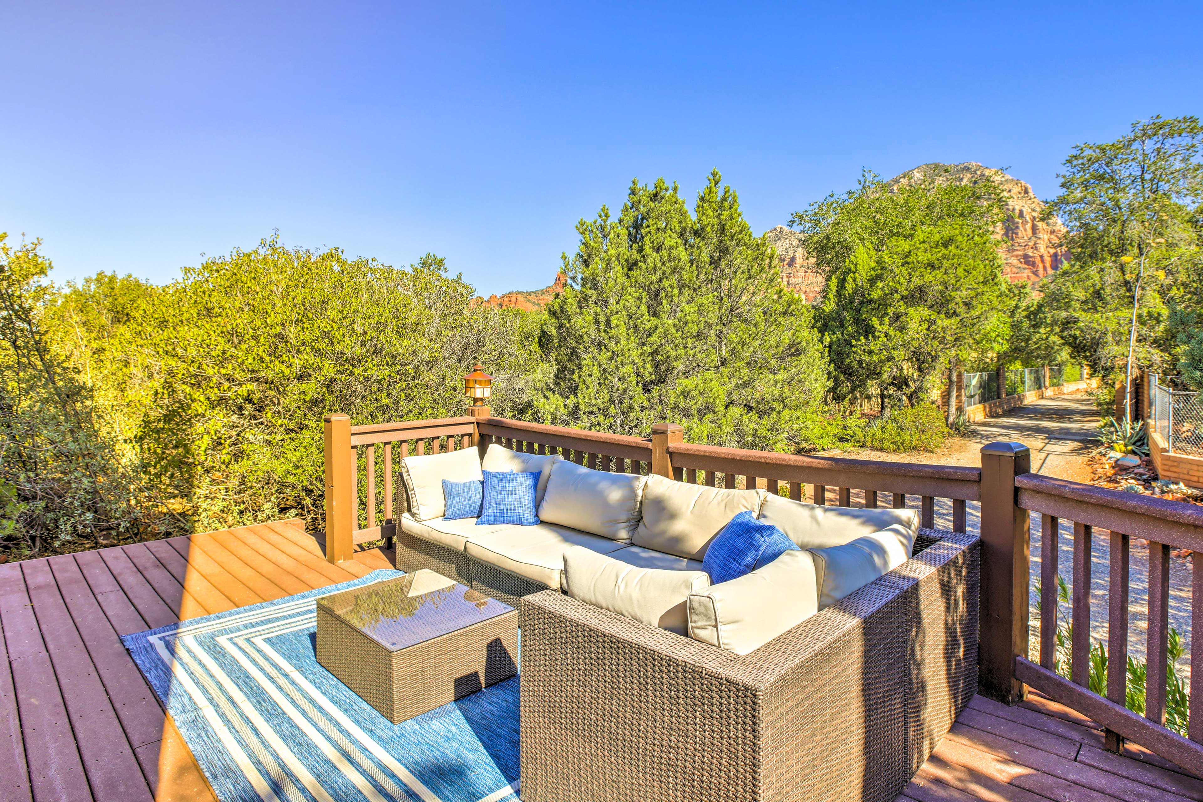 Sedona Vacation Rental | 2BR | 2BA | 1,297 Sq Ft | Stairs Required