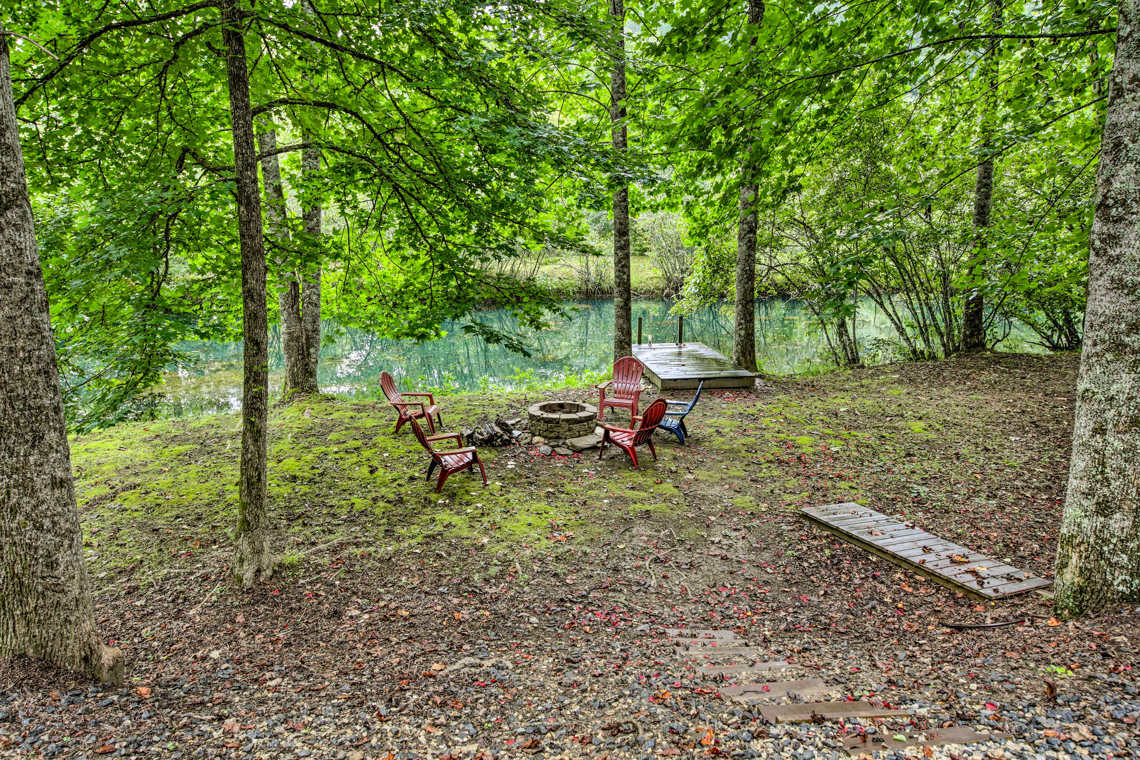 Private Yard | Lakefront Views | Fire Pit | Boat Dock