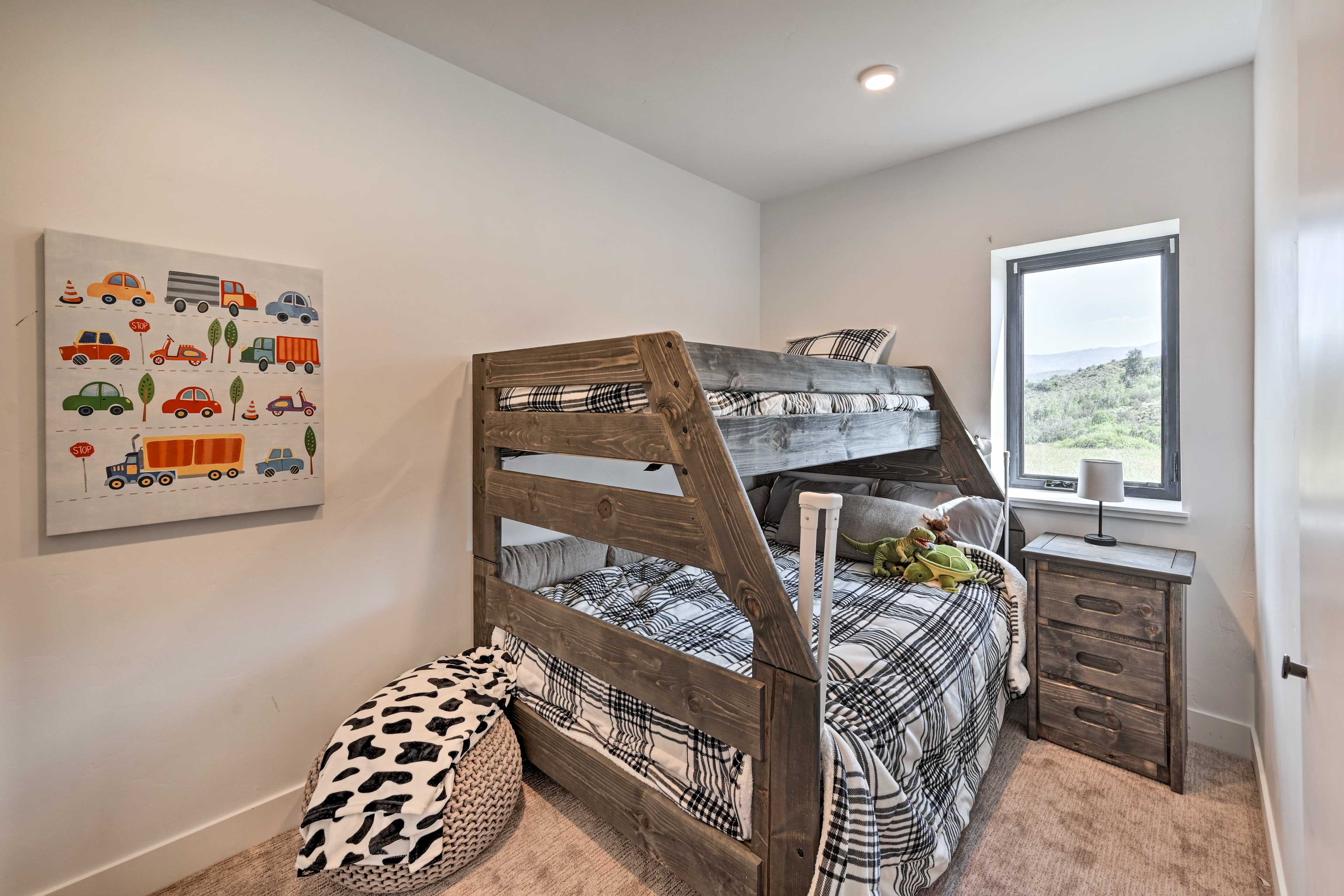 Bedroom 4 | Twin/Full Bunk Bed | Crib | Basement