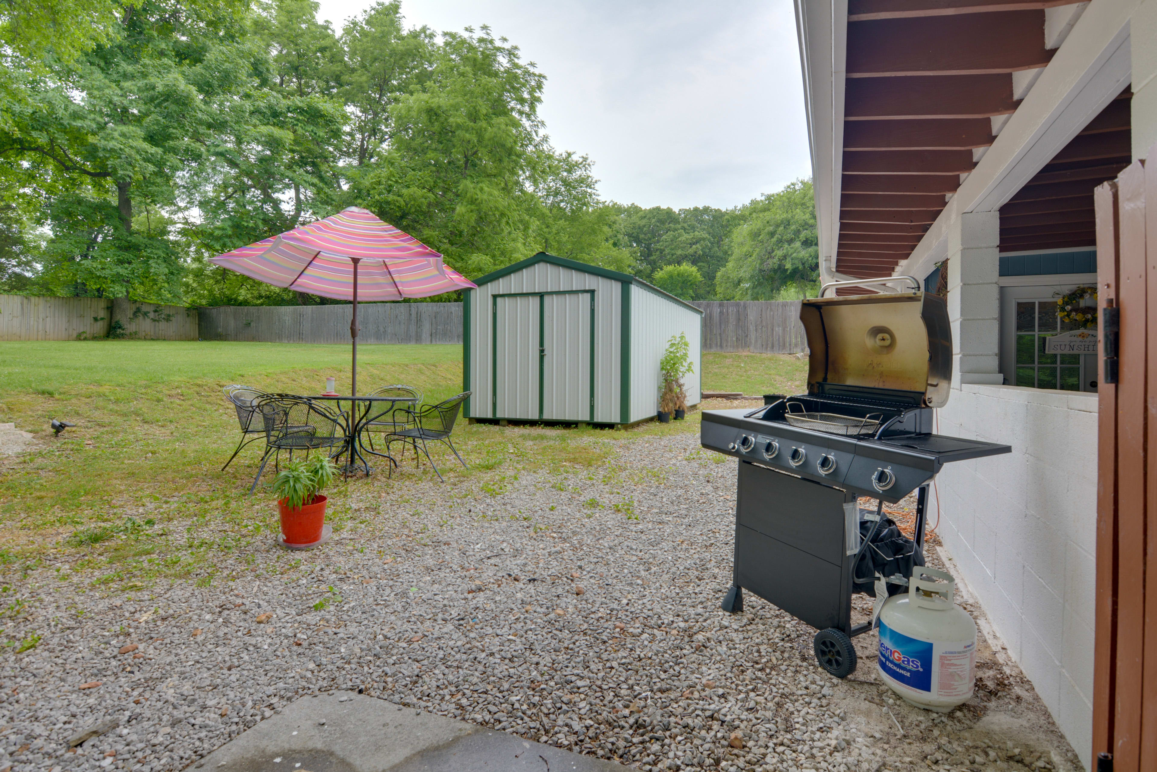 Yard Space | Gas Grill | Fire Pit