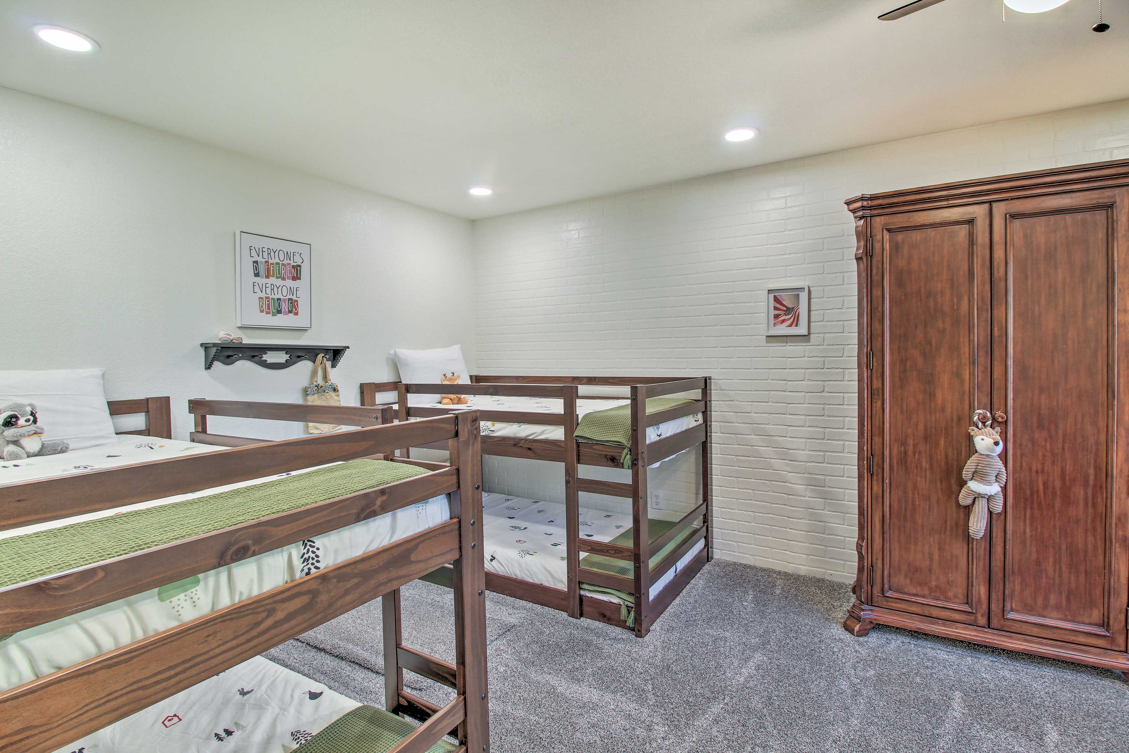 Bedroom 1 | Main Level | 2 Twin Bunk Beds