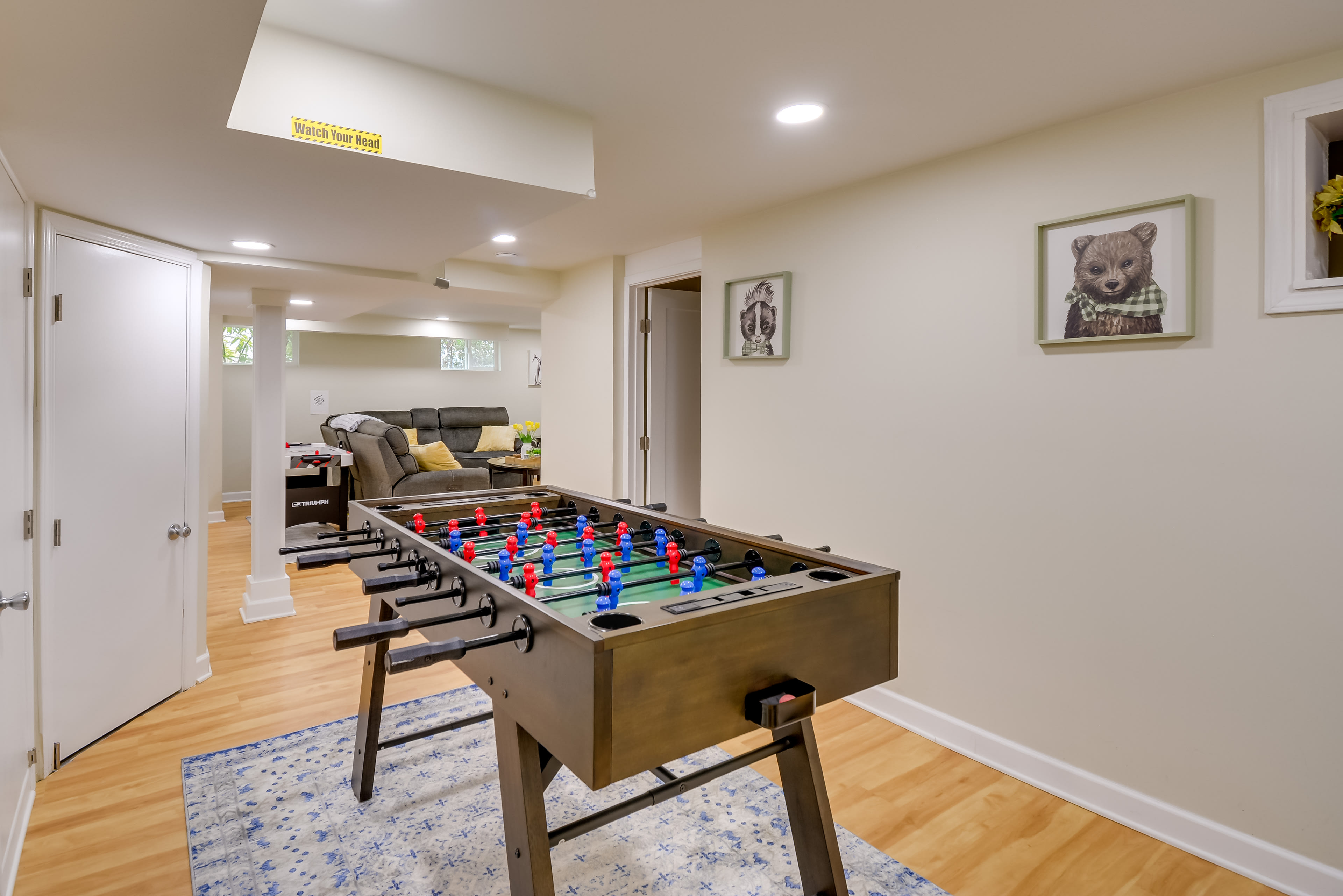 Game Room (Basement) | Pool Table | Foosball Table | Air Hockey