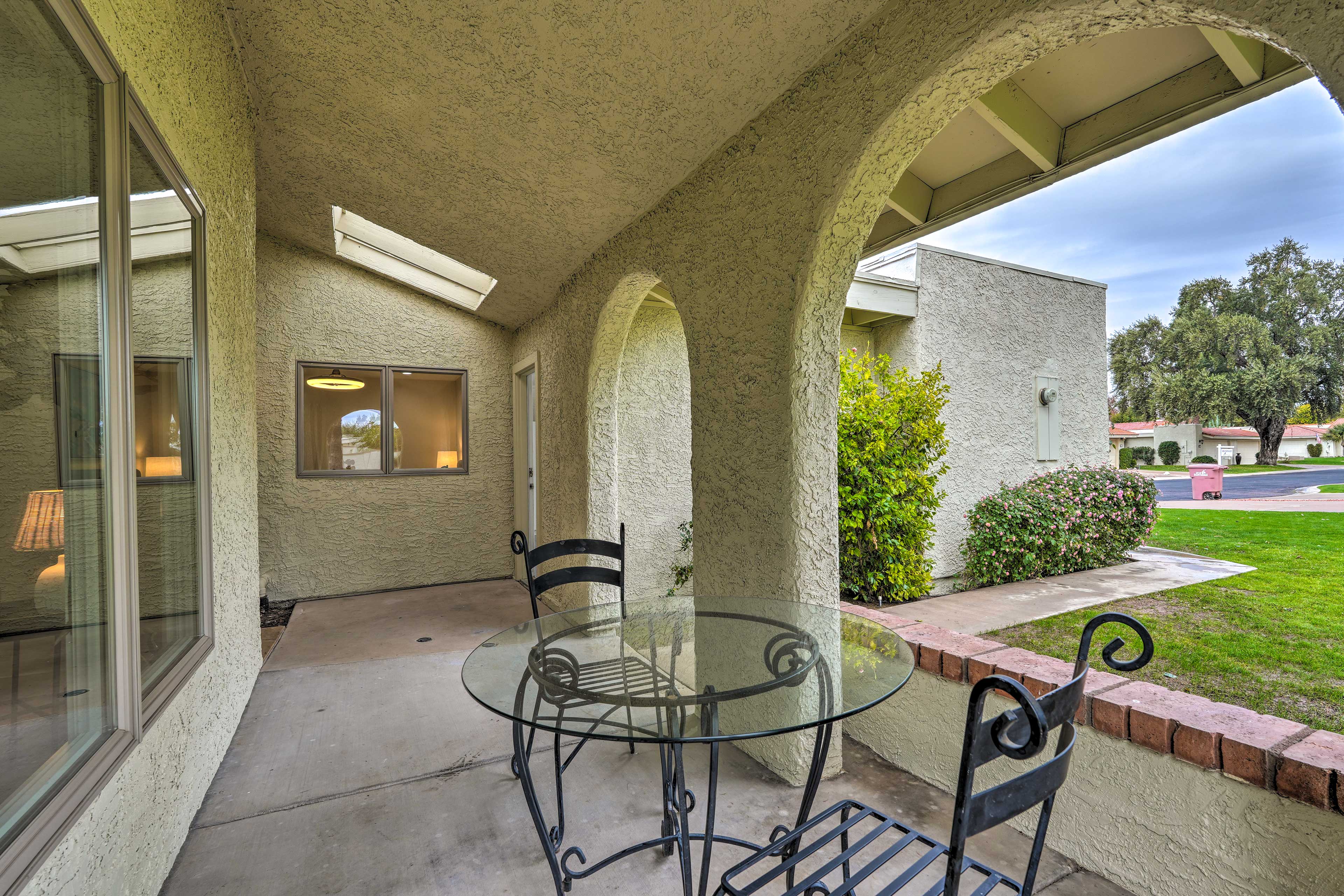 Covered Front Porch | Cafe Table