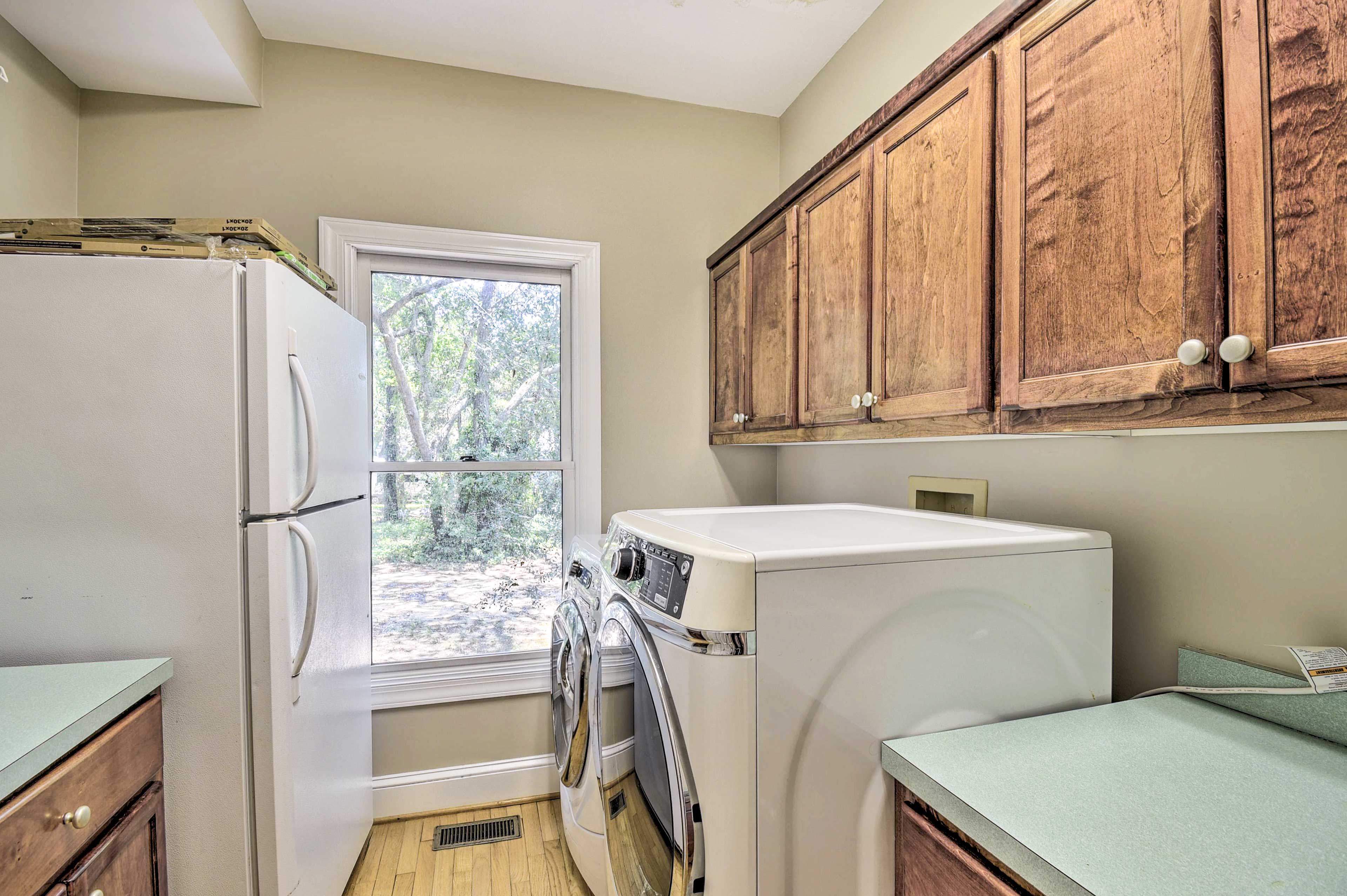 Laundry Area | Washer/Dryer | Clothes Steamer | Iron/Board