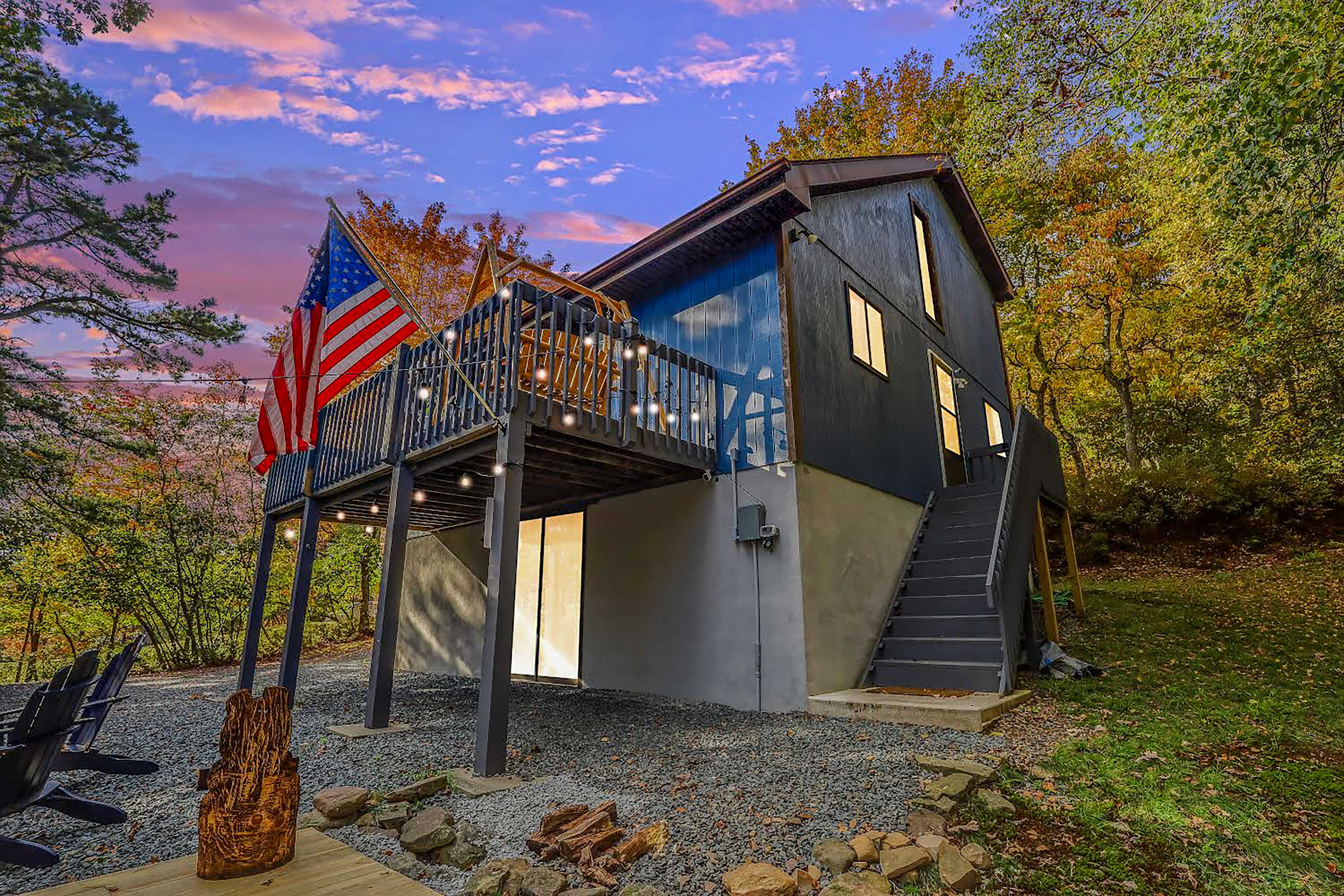 Peaceful Poconos Retreat w/ Hot Tub & Fire Pit!