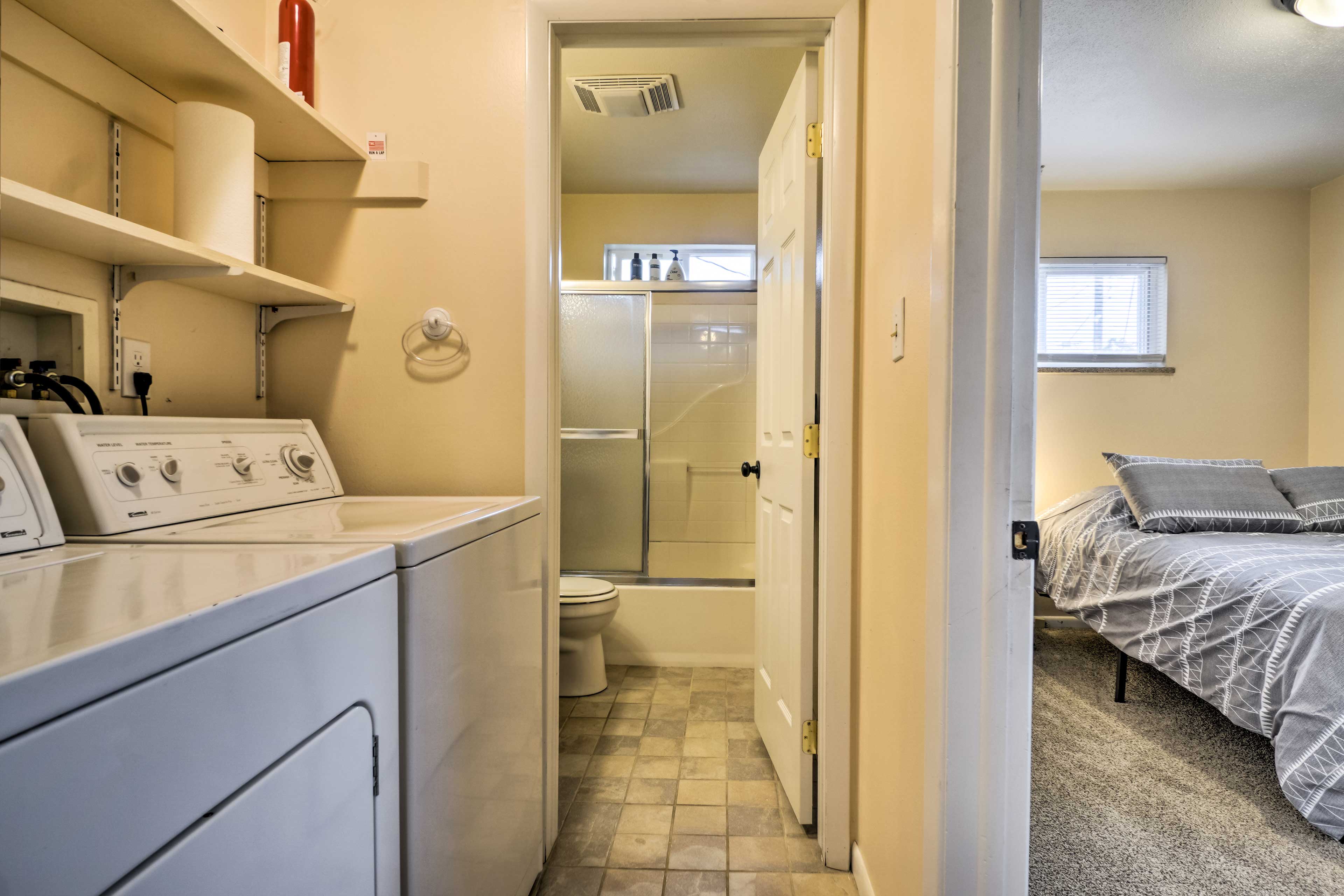 Laundry Area | Washer/Dryer | Iron/Board