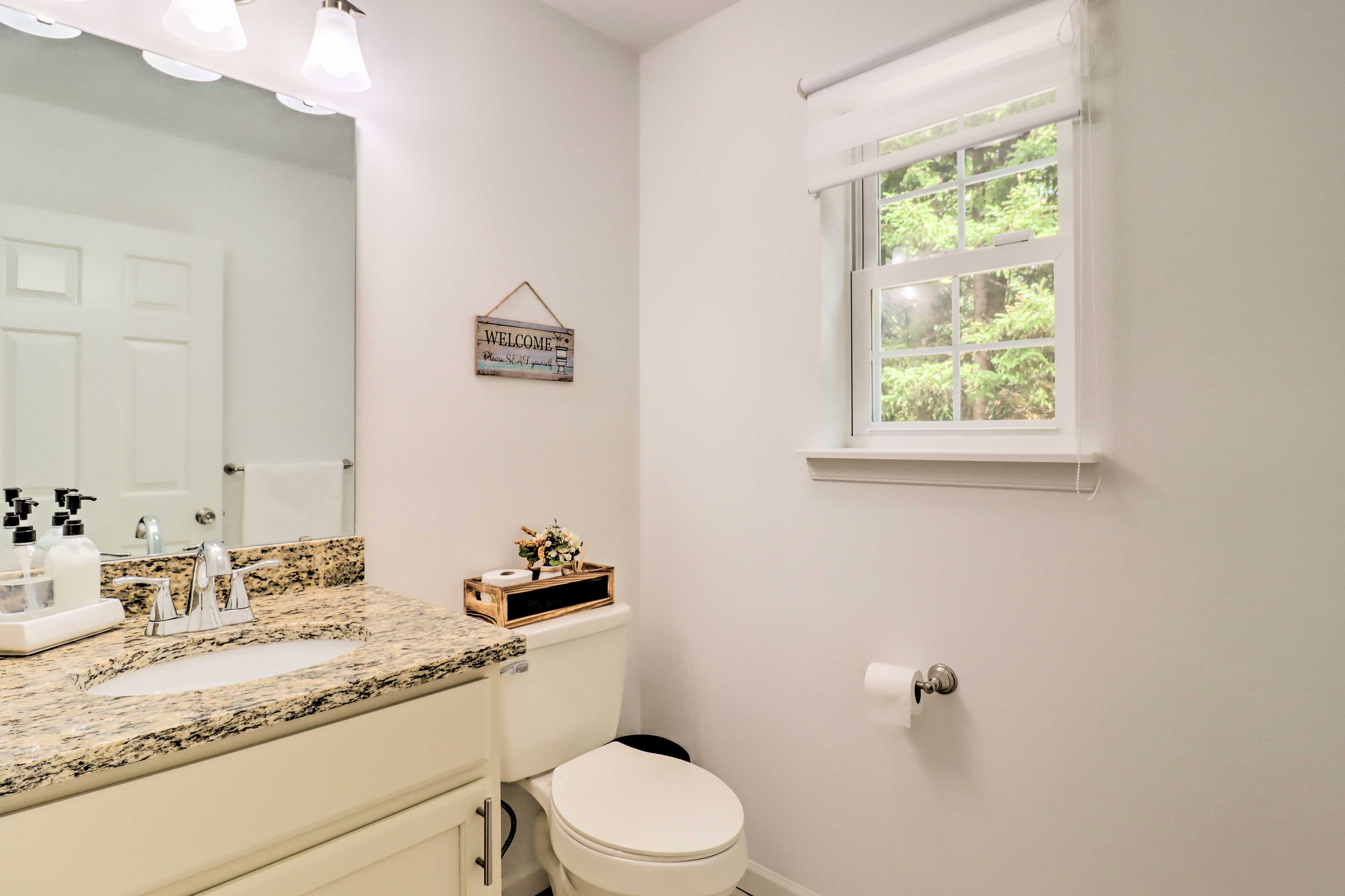 Half Bathroom | Towels Provided | Laundry Closet