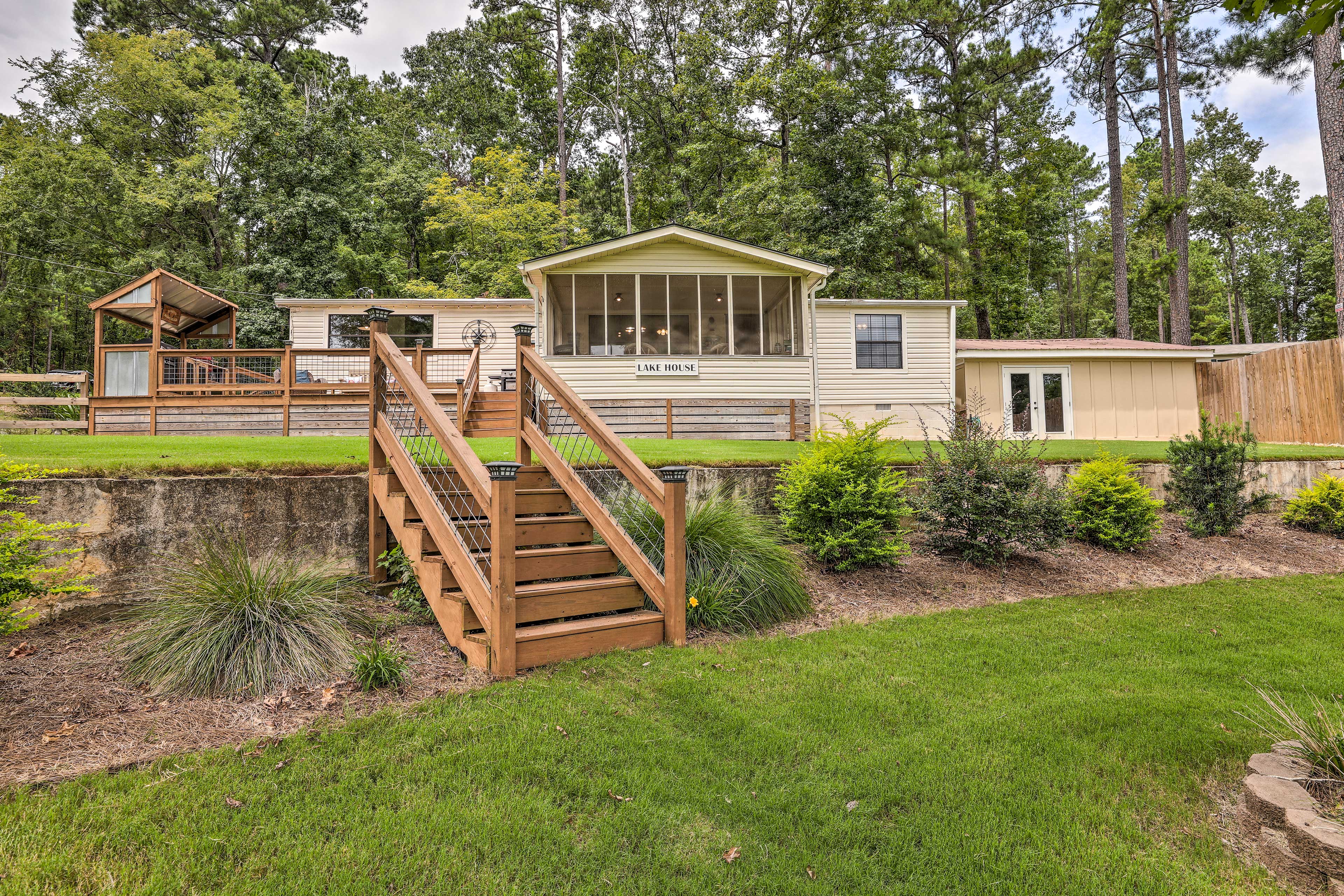 Exterior | Single-Story Home | Lakefront