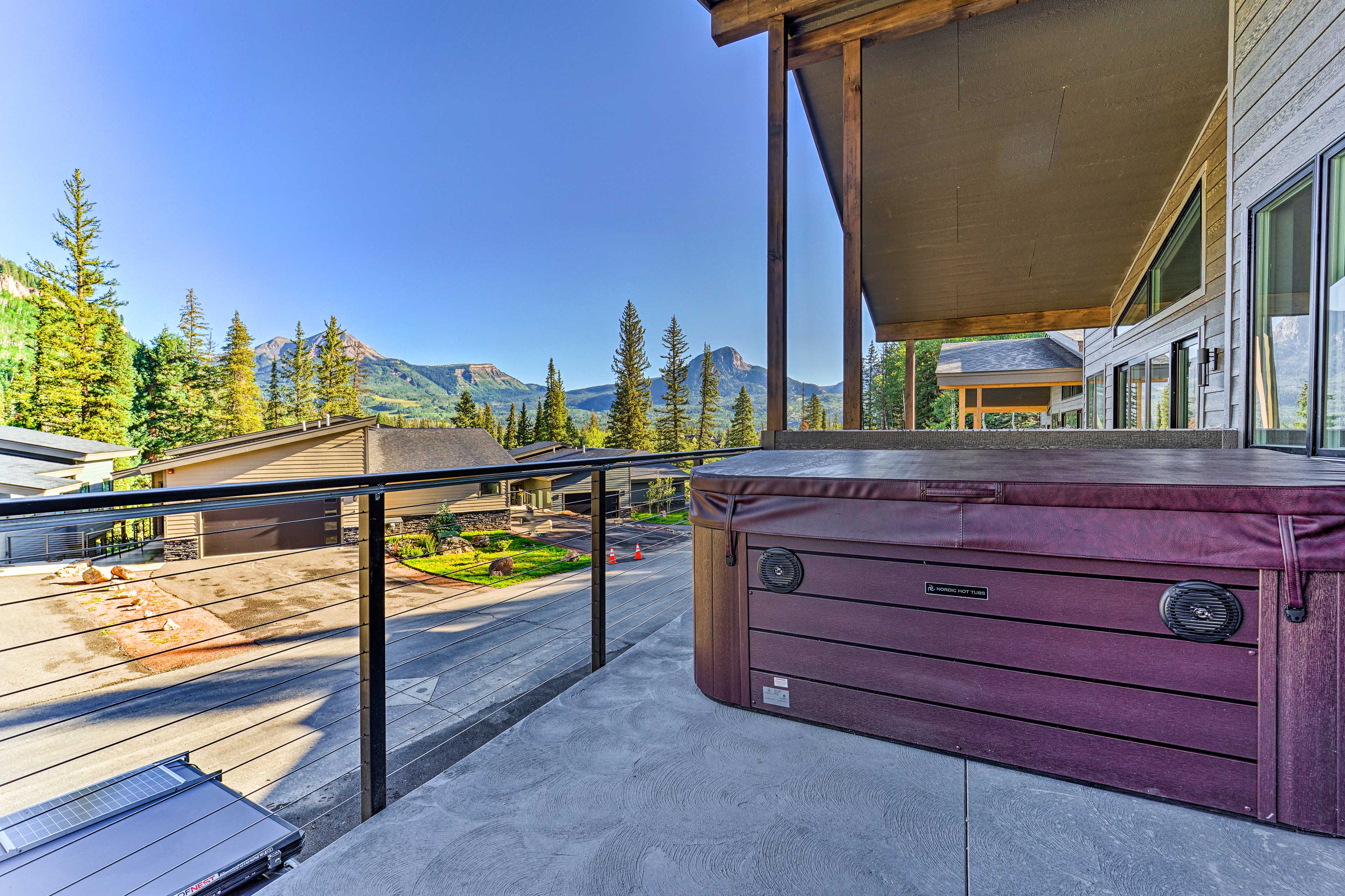 Private Hot Tub | 2nd Floor | Steps Required