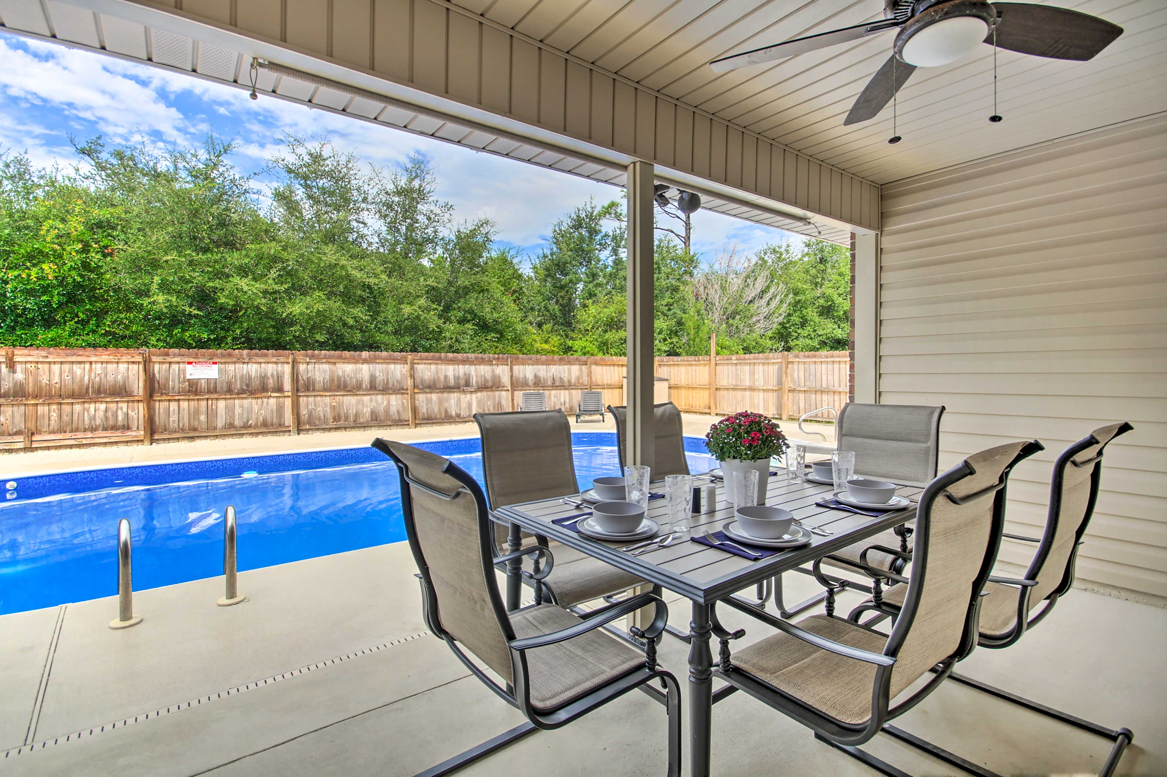 Private Patio | Outdoor Pool