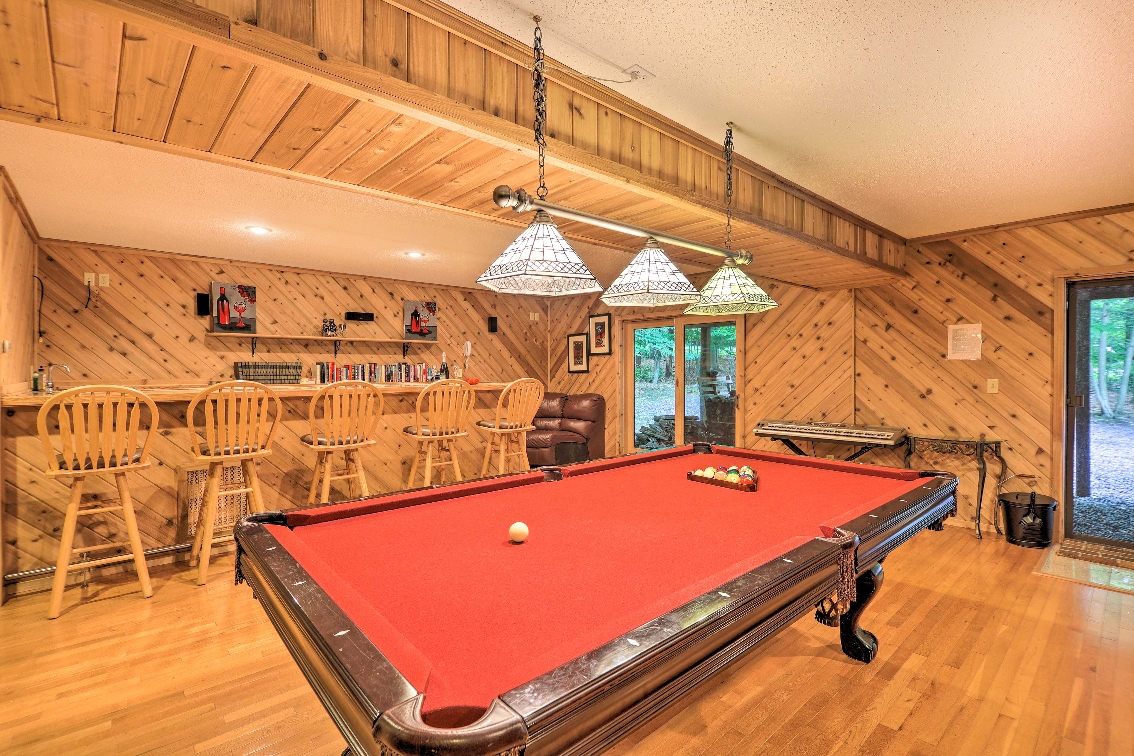 Game Room | 2-Story Cabin | Gated Community