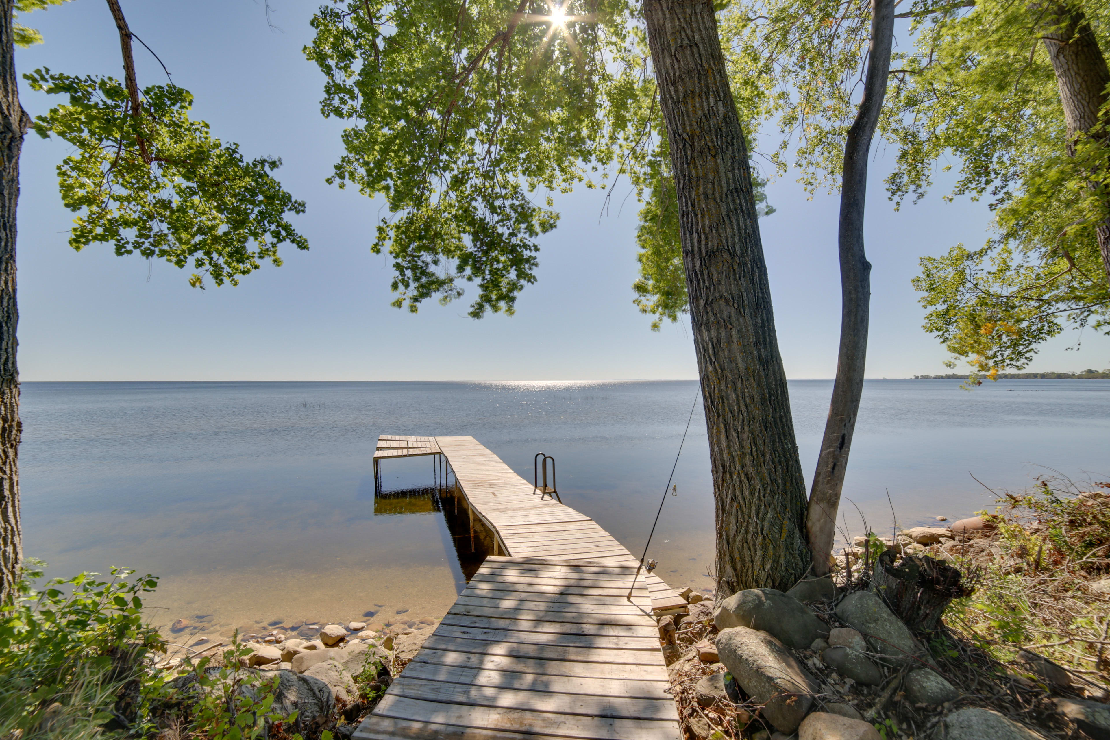 Oconto Vacation Rental | 3BR | 1.5BA | Steps to Enter | 1,150 Sq Ft