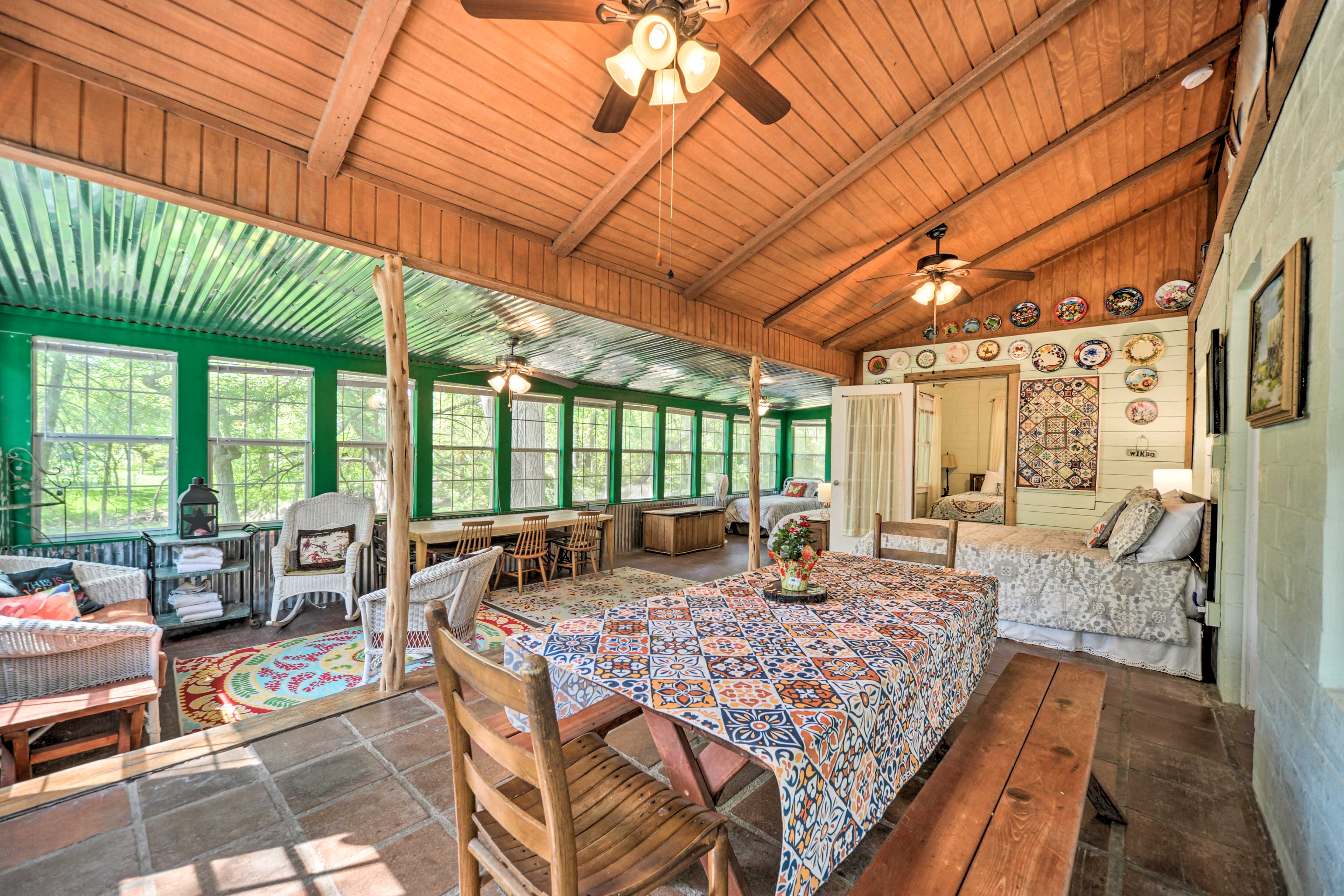 Bedroom 2 | Full Bed | 2 Twin Beds | Dining Area | Sitting Area | Dryer