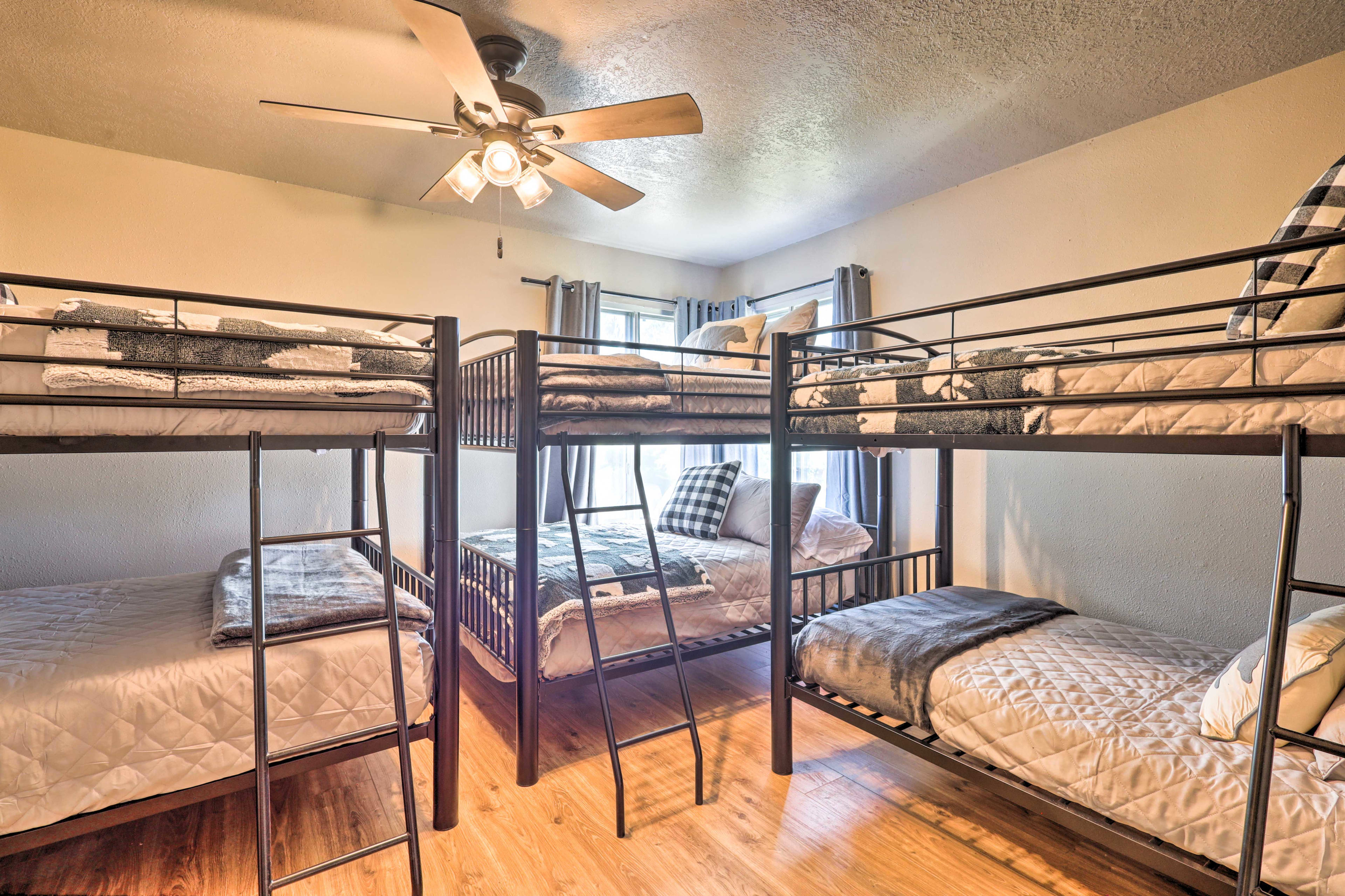 Bedroom 4 | 2 Full Bunk Beds | Twin Bunk Bed | 2nd Floor