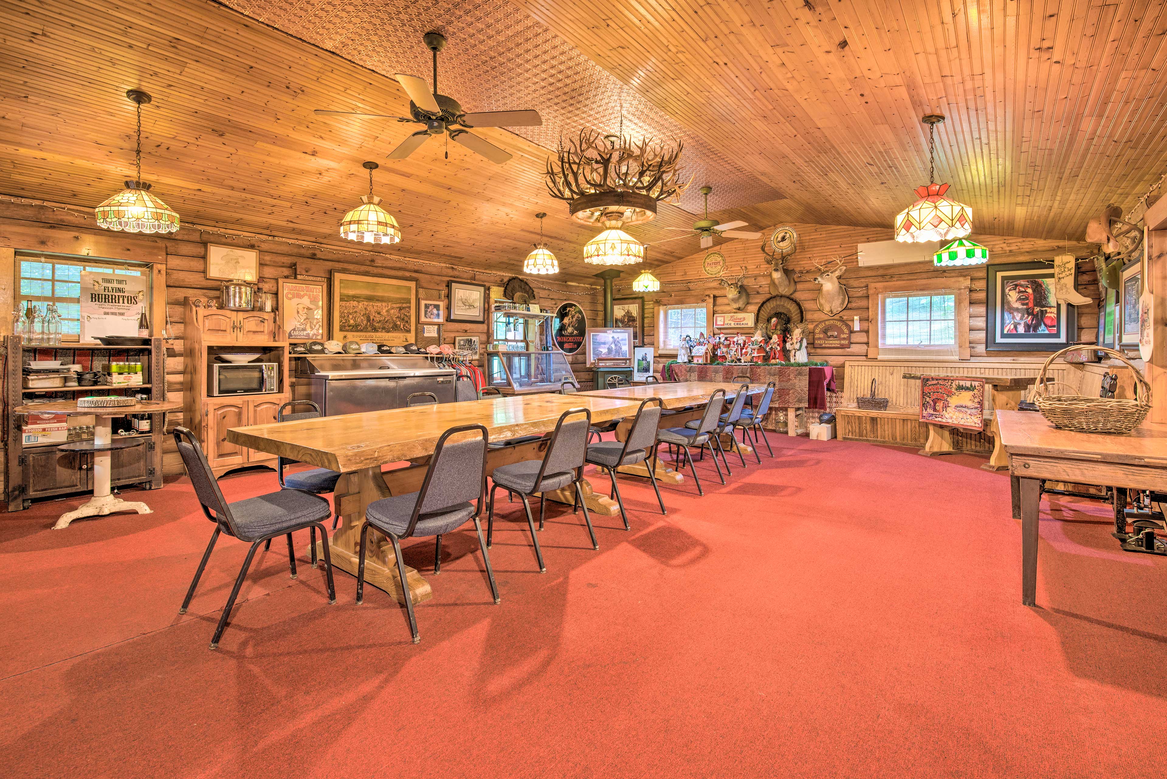 Dining Area | 1st Floor | Microwave | Dishware & Flatware