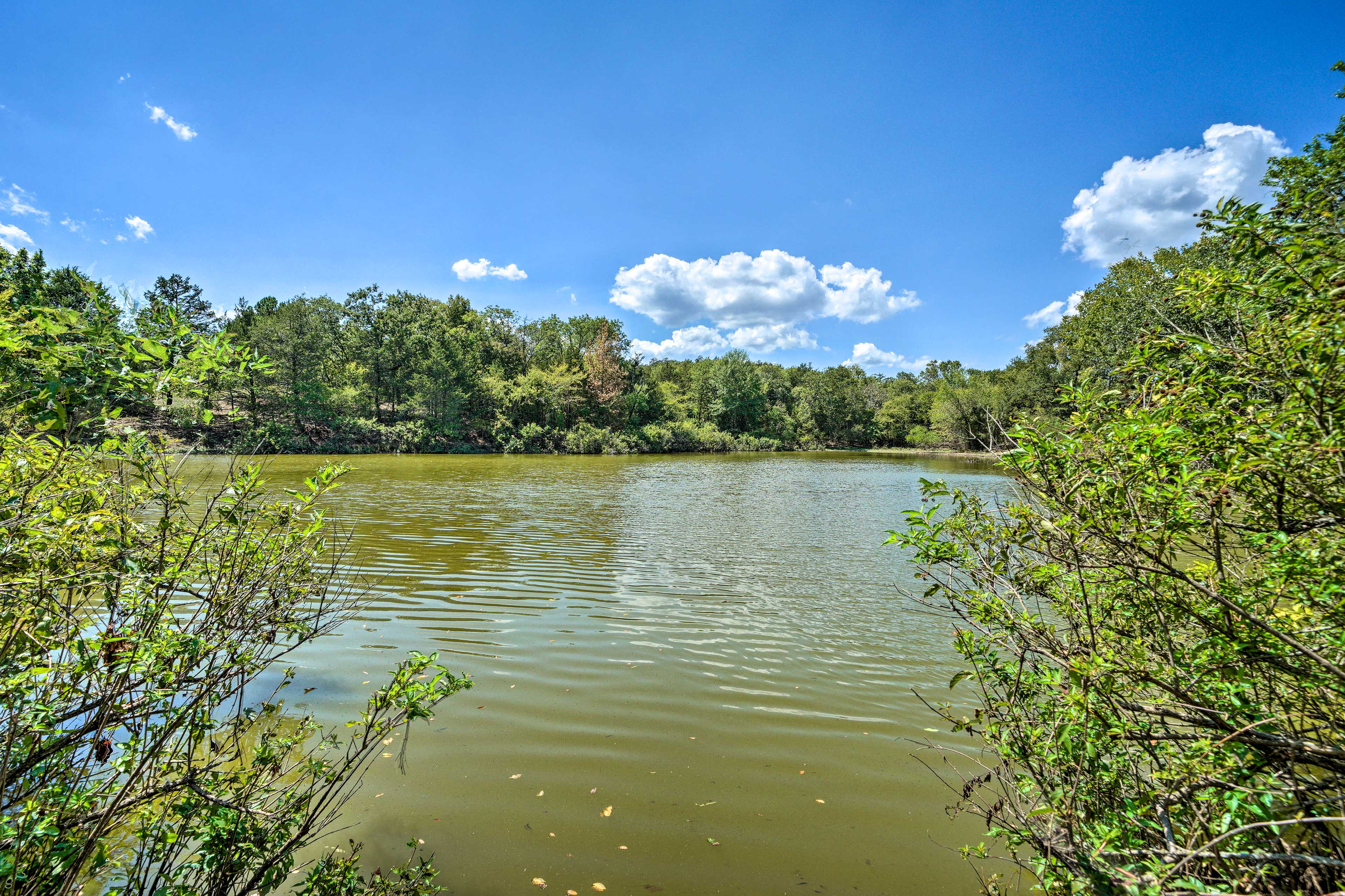 Shared Fishing Pond On-Site (Fishing Poles Not Provided)