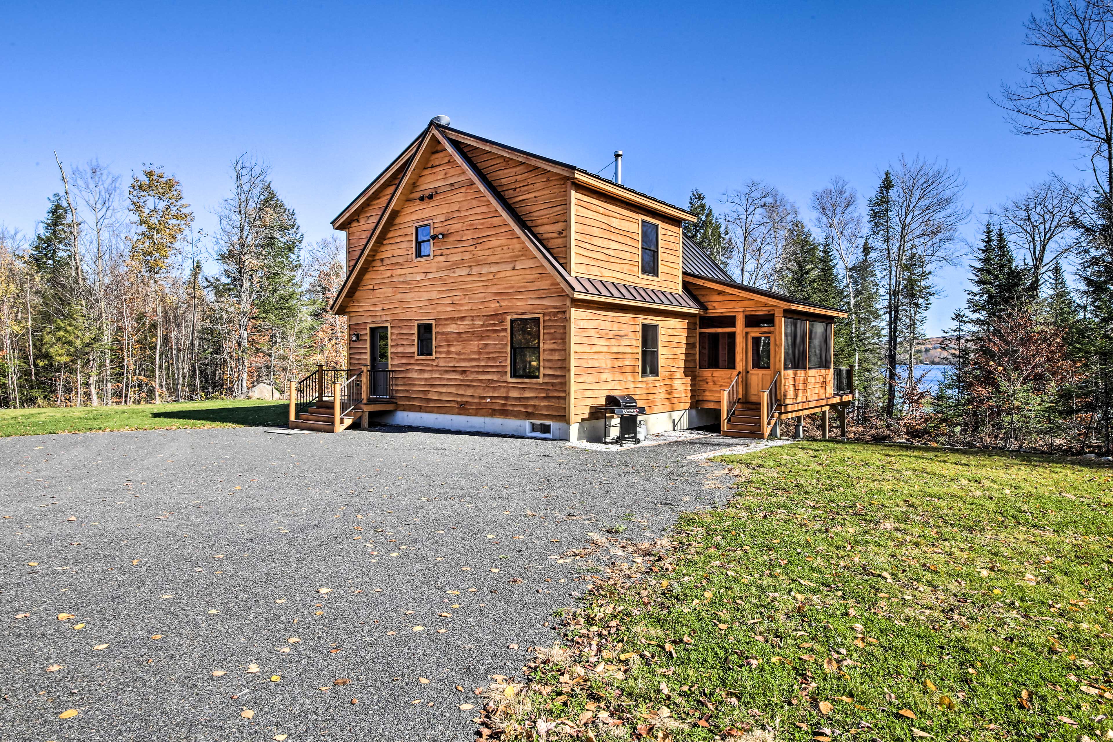 Cabin Exterior | Driveway Parking (4 Vehicles)