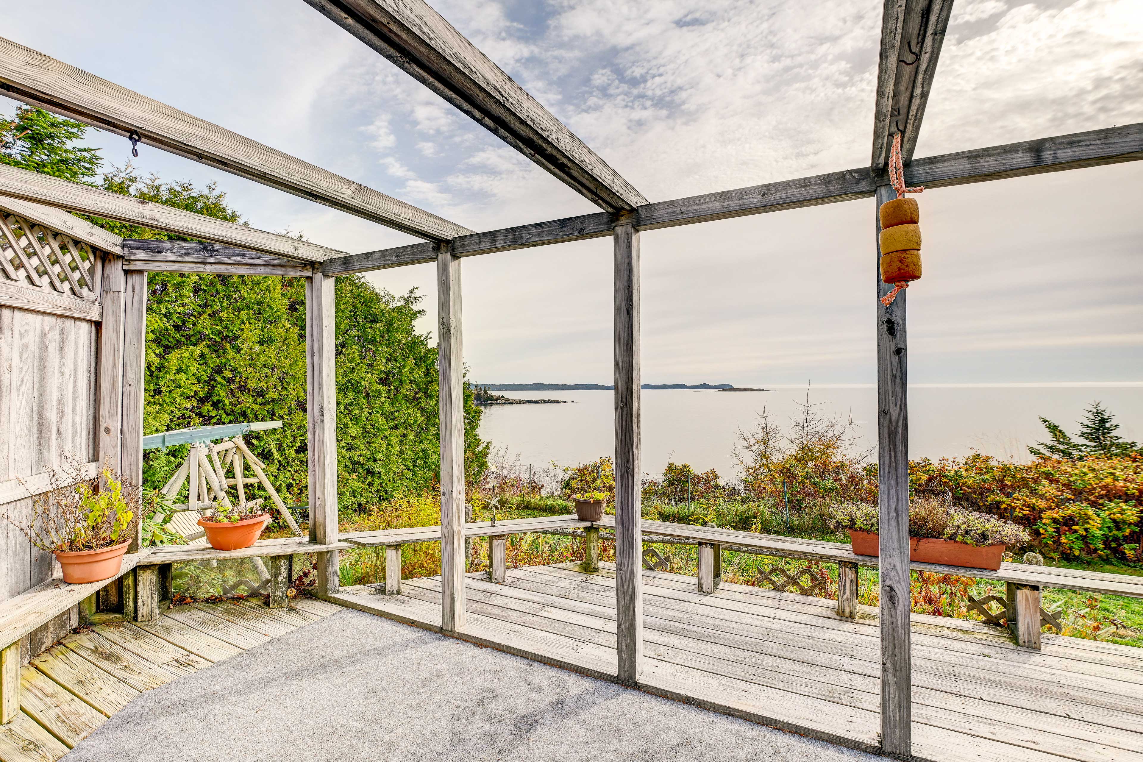 Private Deck | Pet Friendly w/ Fee | Beautiful Coastal Maine Island Views