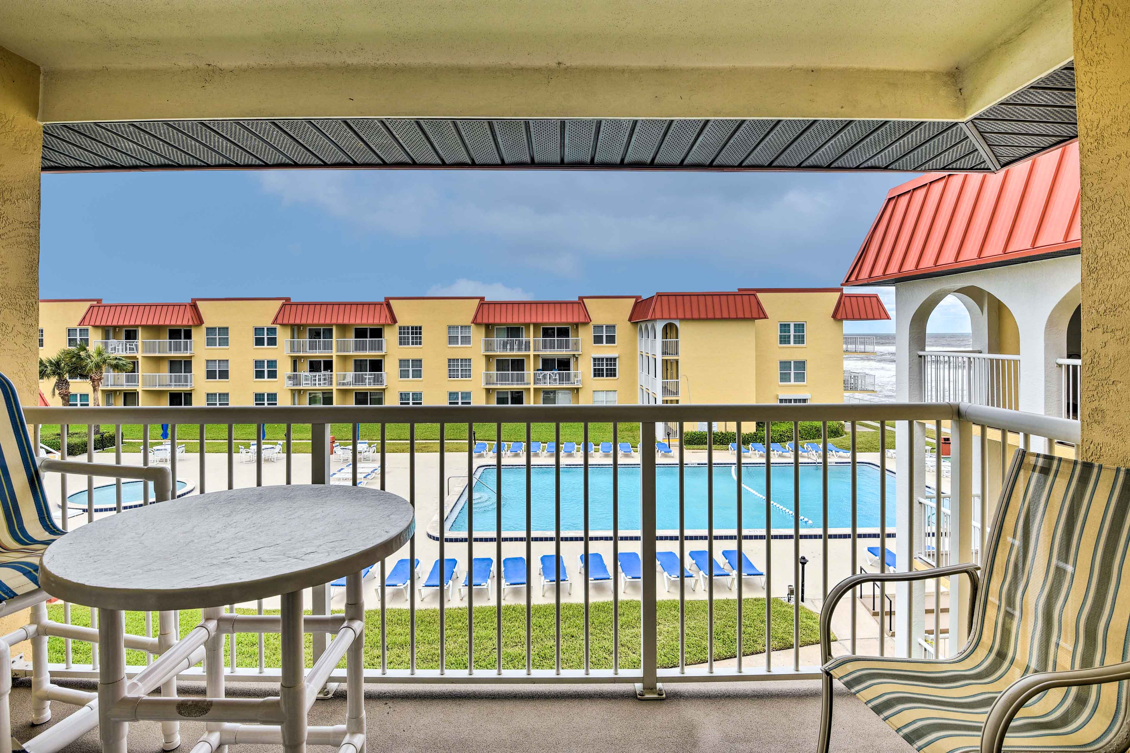 New Smyrna Beach Vacation Rental | 2BR | 2BA | Step-Free Access via Elevator