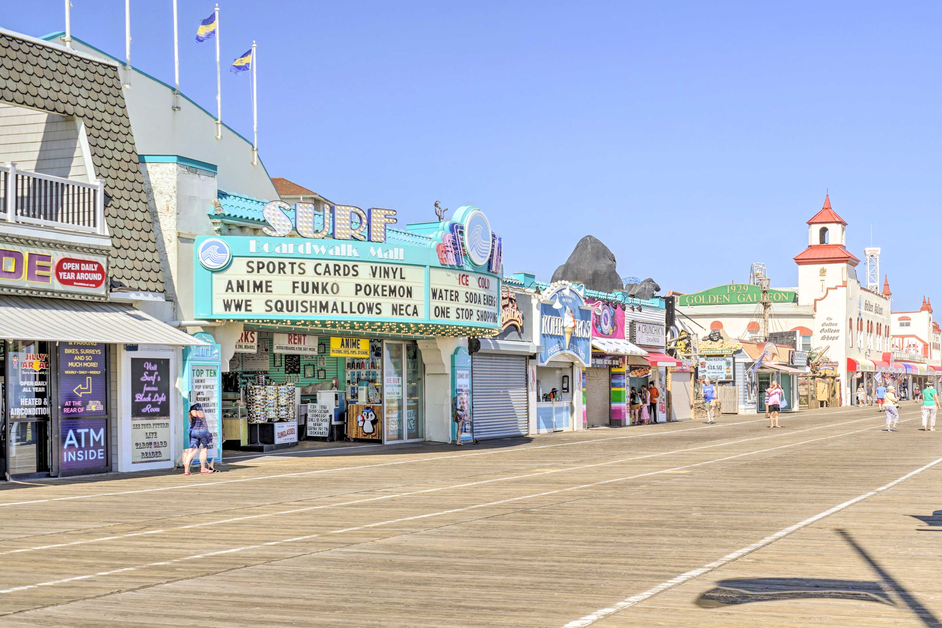 1.3 Mi to Ocean City Boardwalk