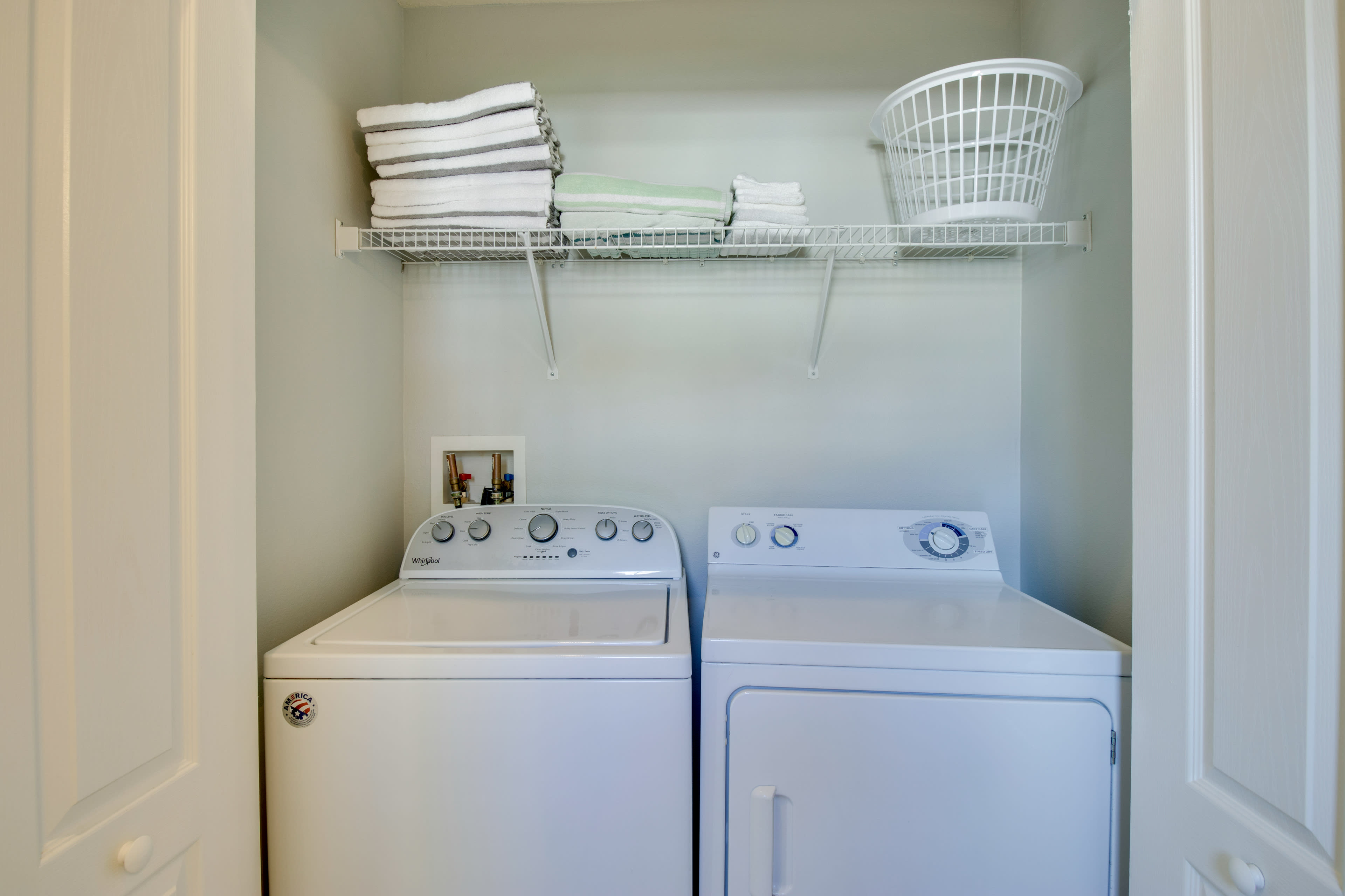 Laundry Closet | Iron & Board Available