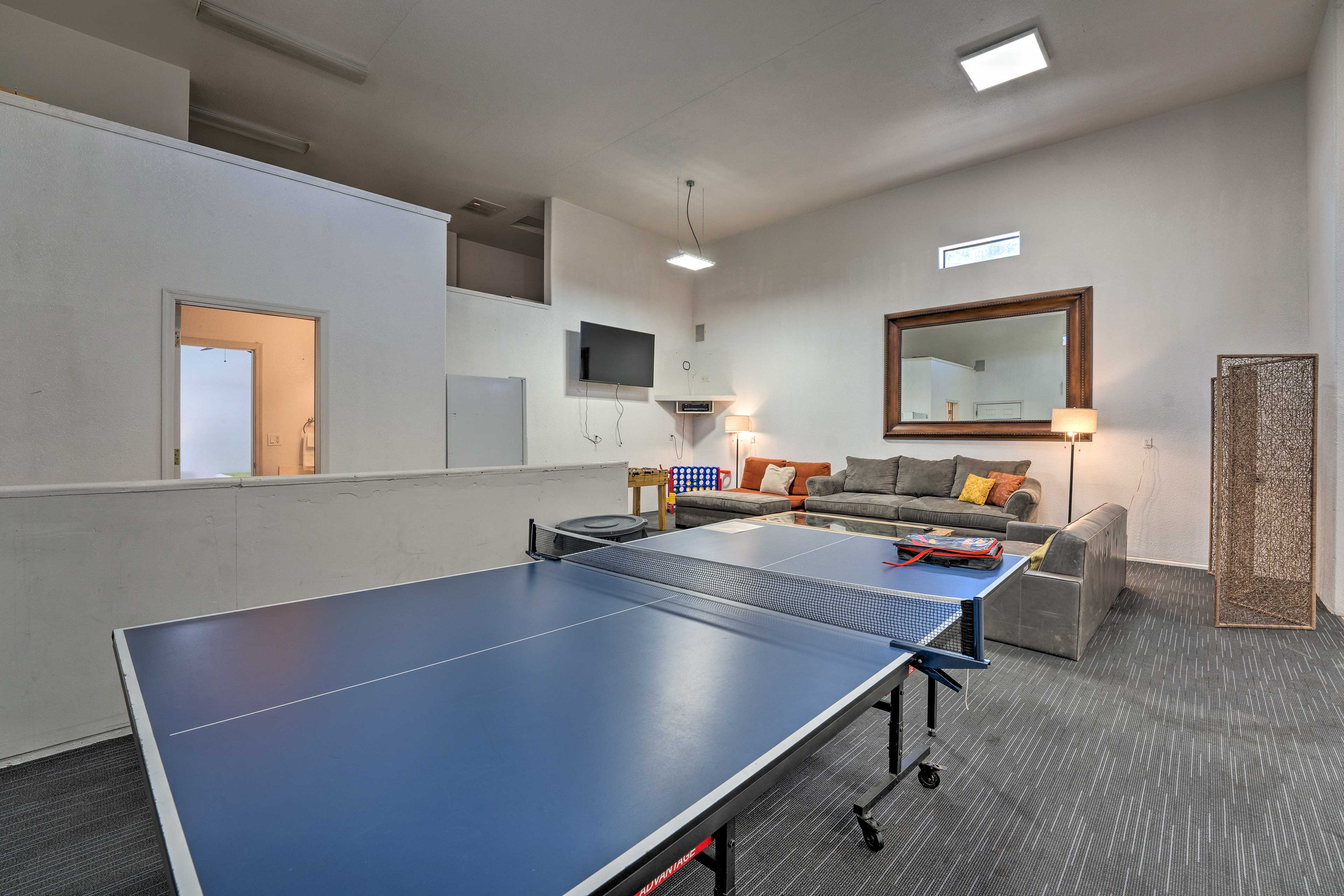 Casita Living Room | Foosball Table | Central A/C & Heating | Board Games