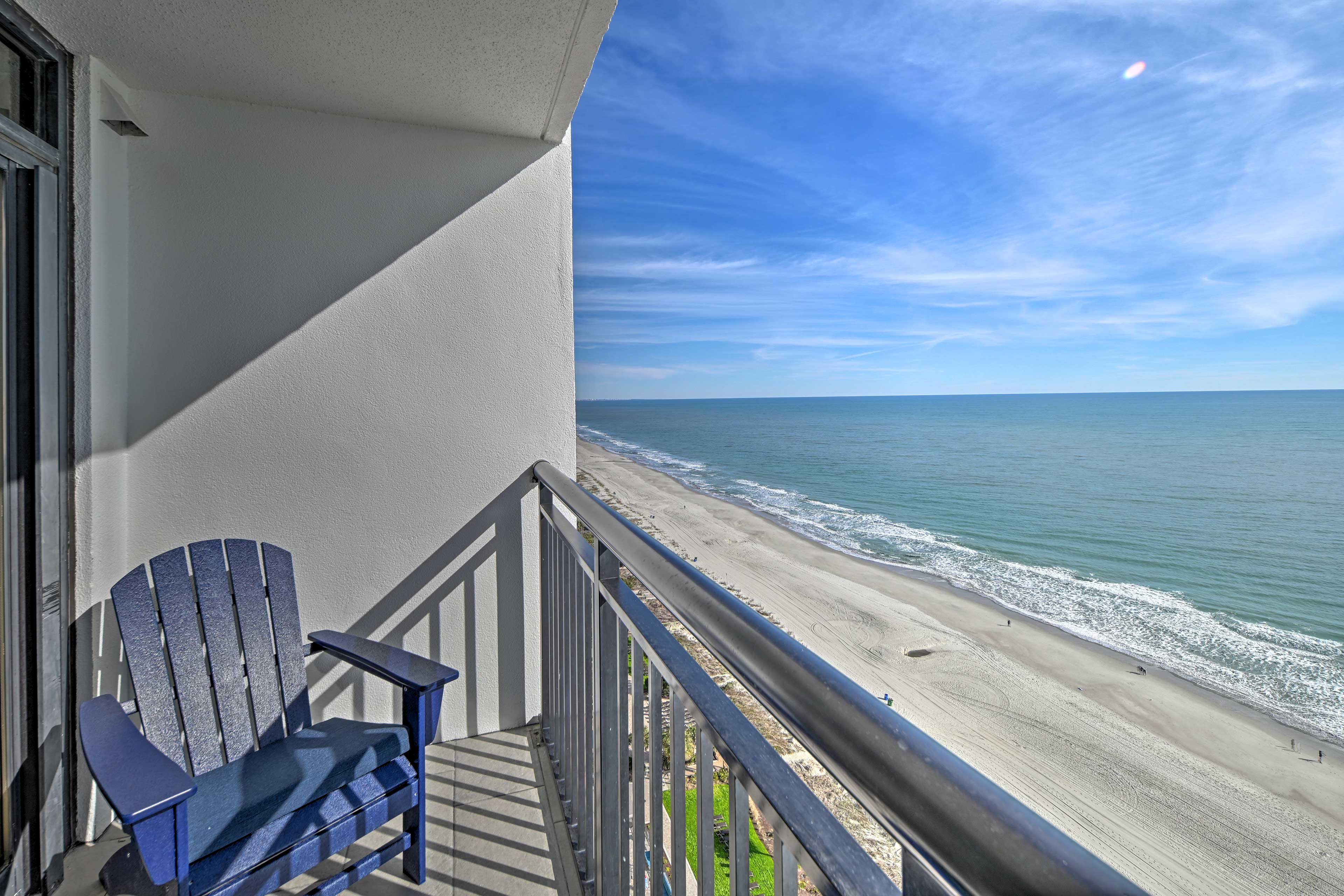 Private Balcony | Oceanfront Condo | Walkable Location