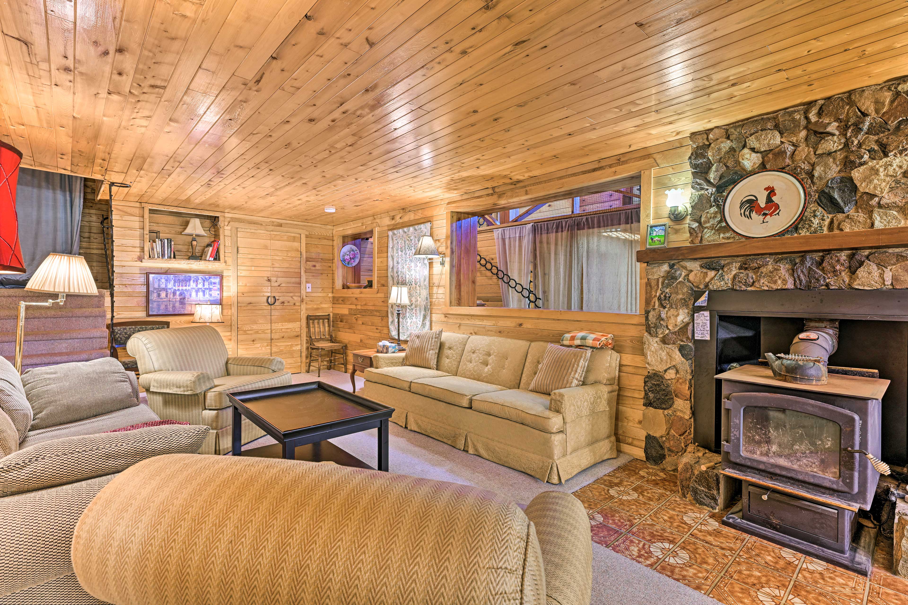 Lower Sitting Room | Wood-Burning Stove