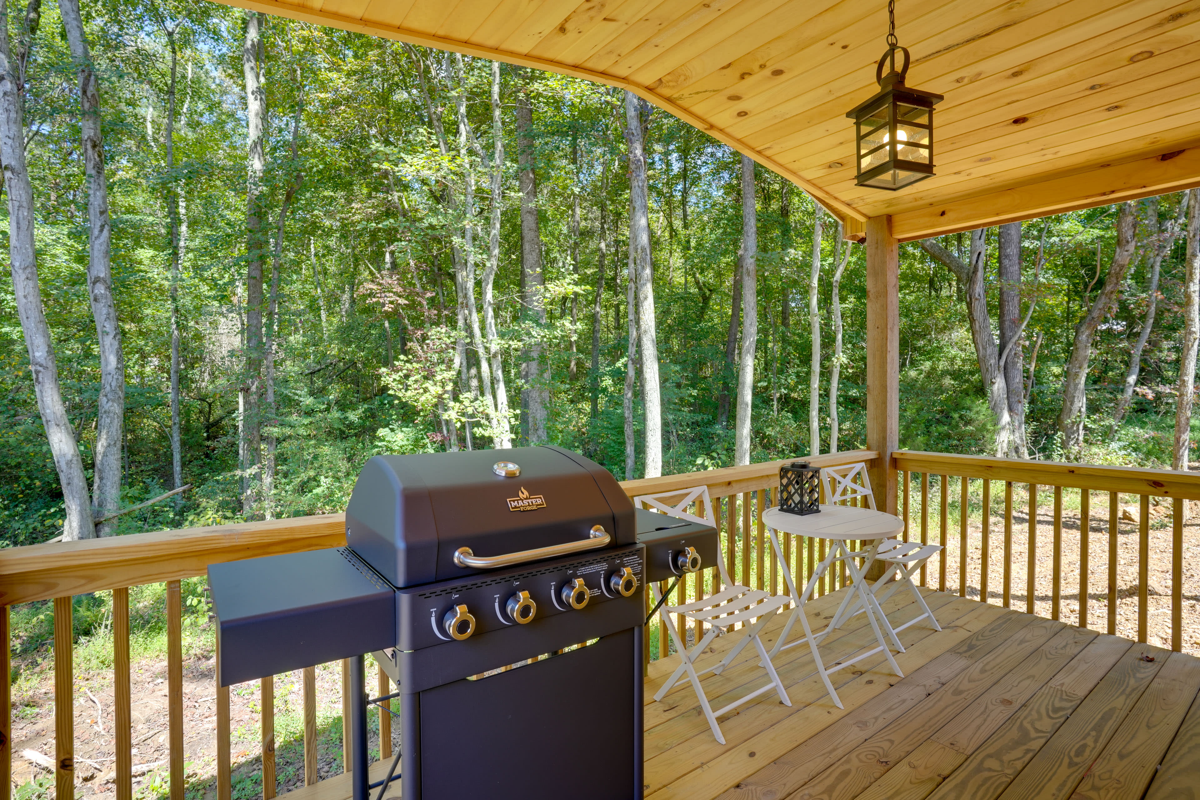 Private Porch | Gas Grill | Outdoor Seating