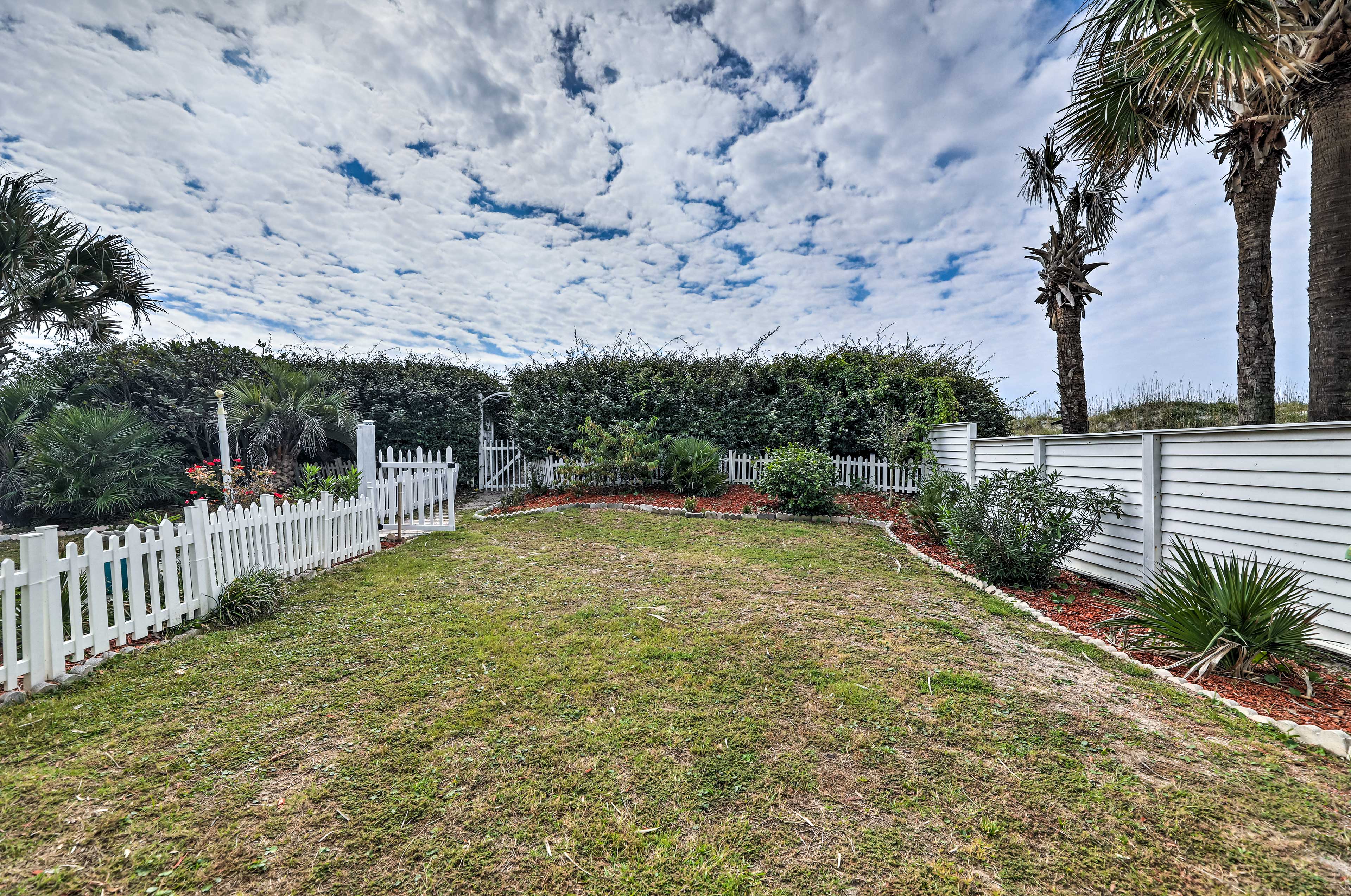 Fenced Backyard