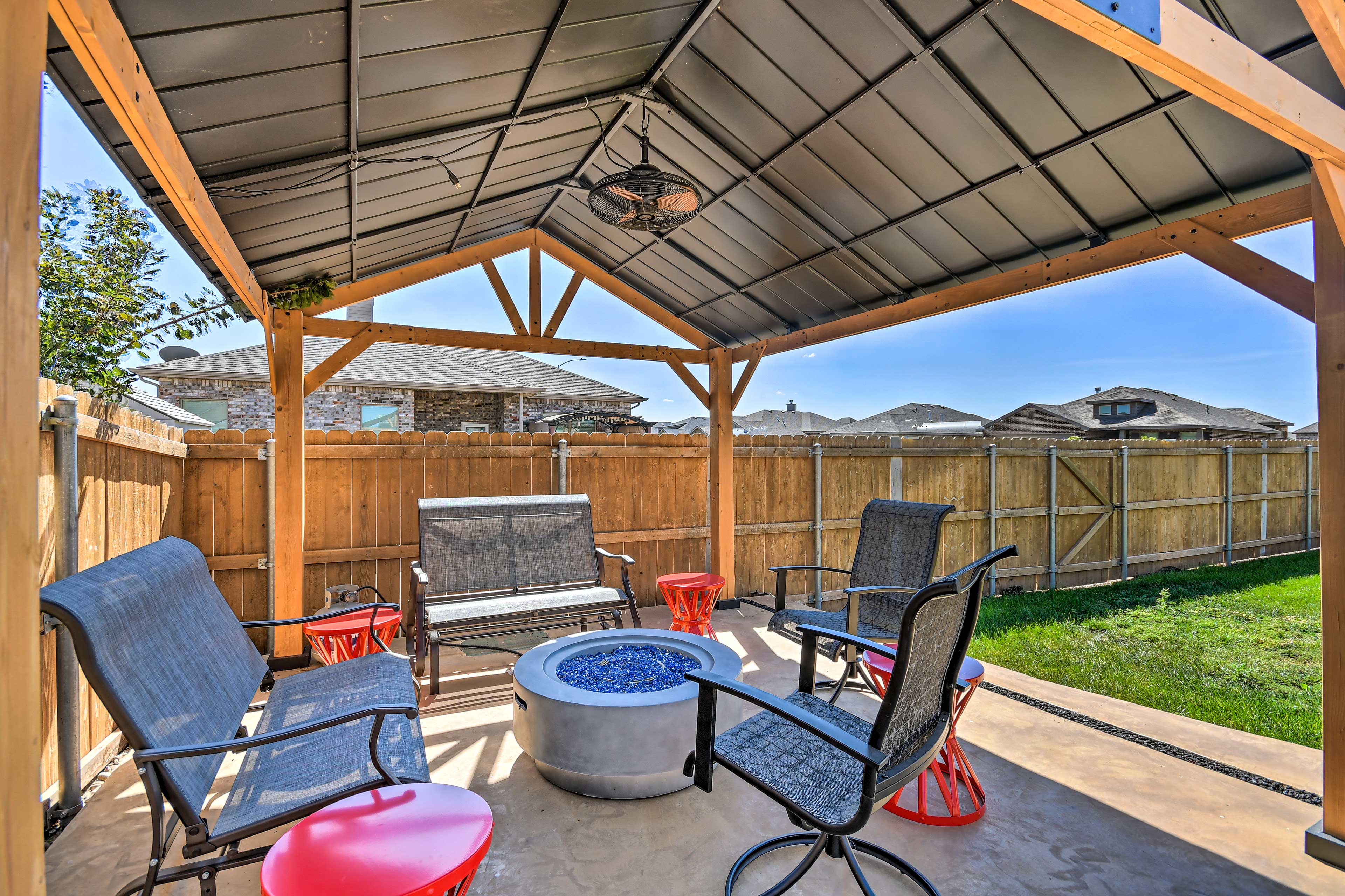 Gazebo + Fire Pit