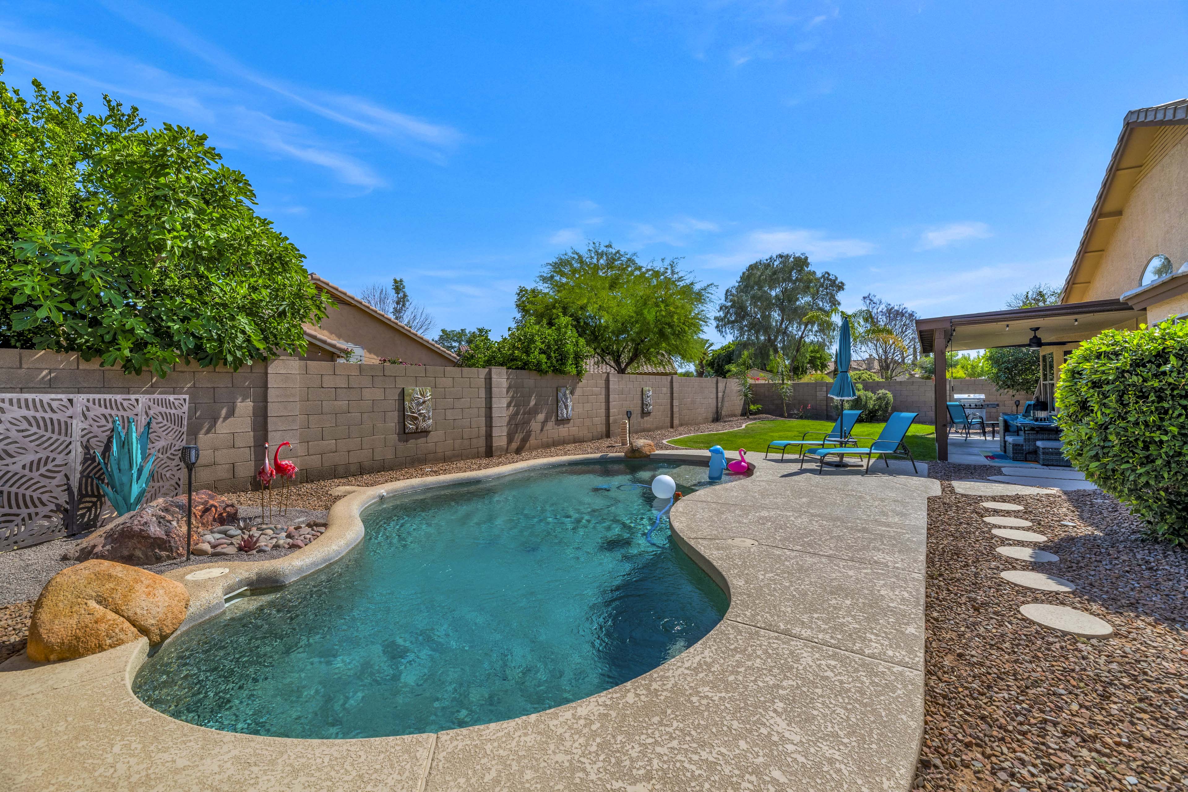 Private Pool | Fenced-In Yard | ~27 Mi to Phoenix