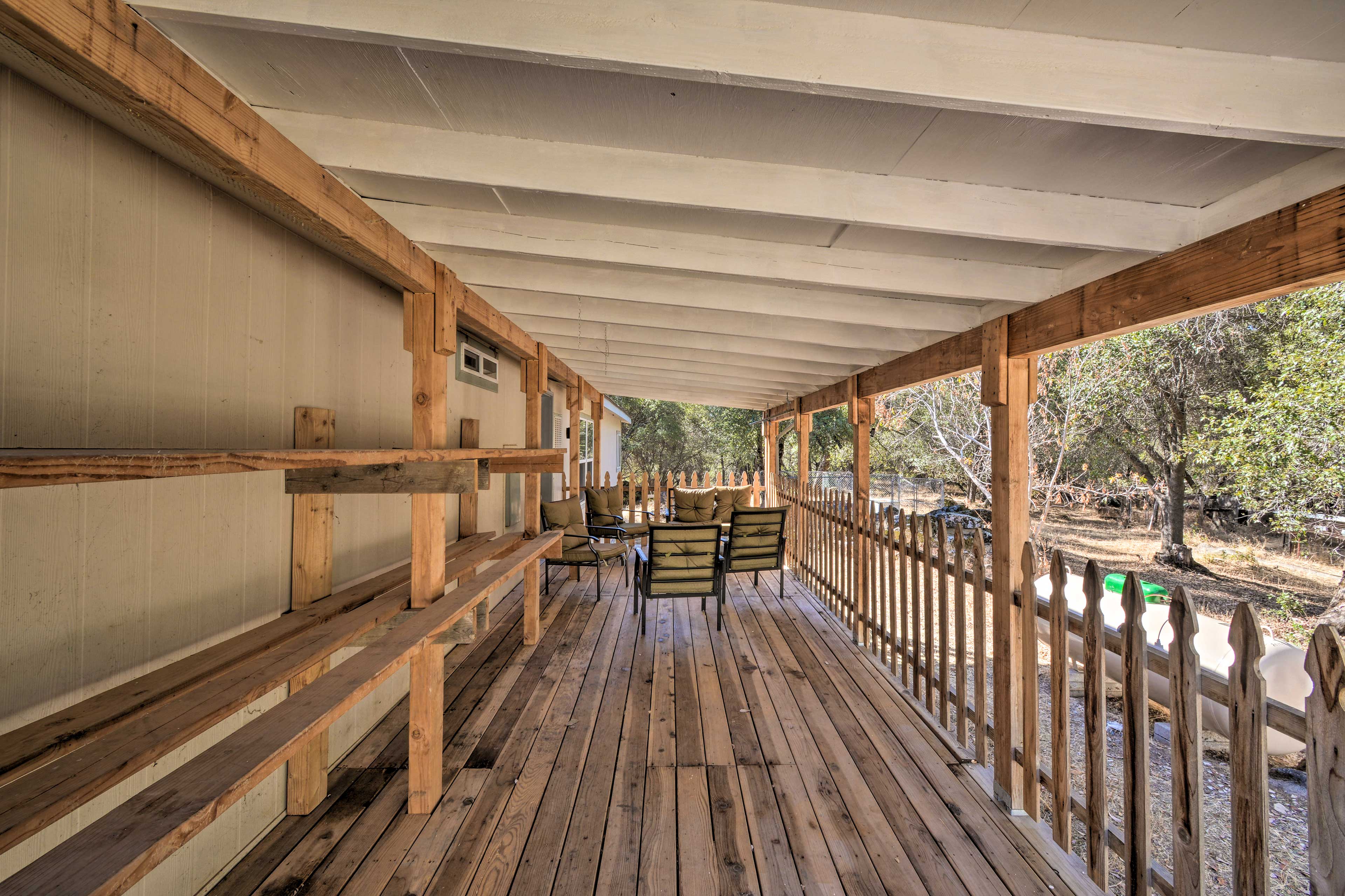 Covered Side Porch