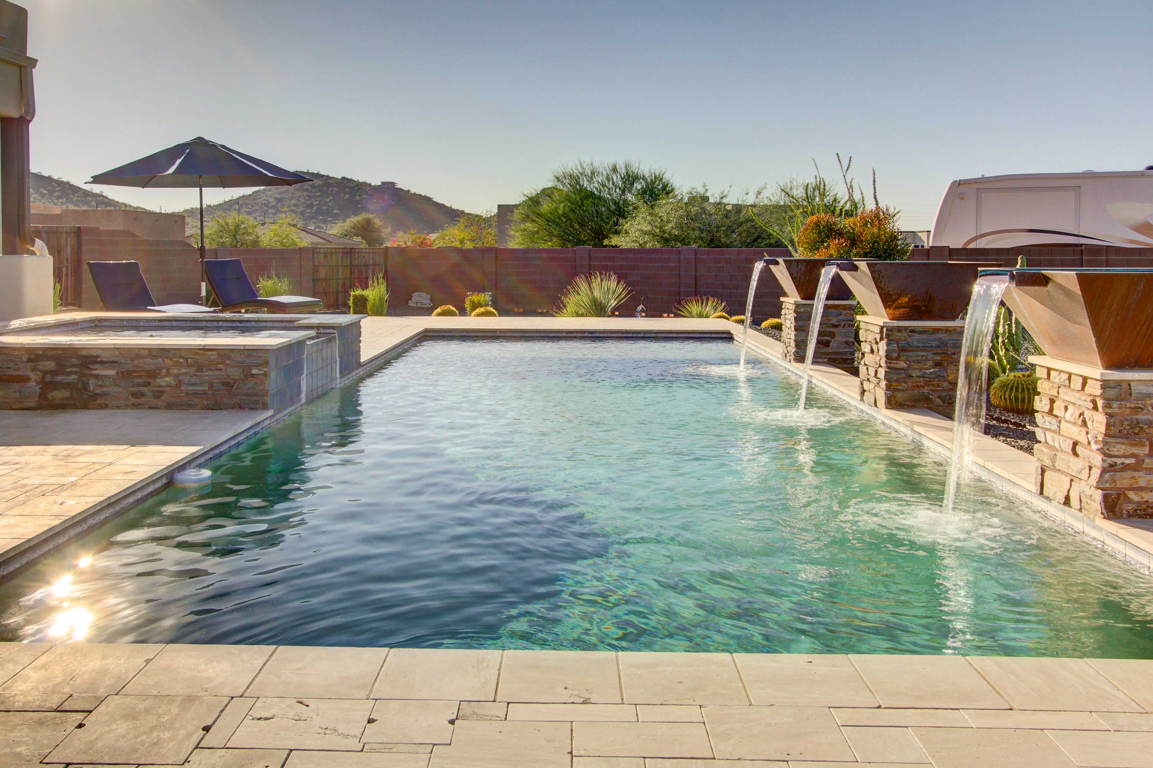 Private Outdoor Pool | Outdoor Dining Area