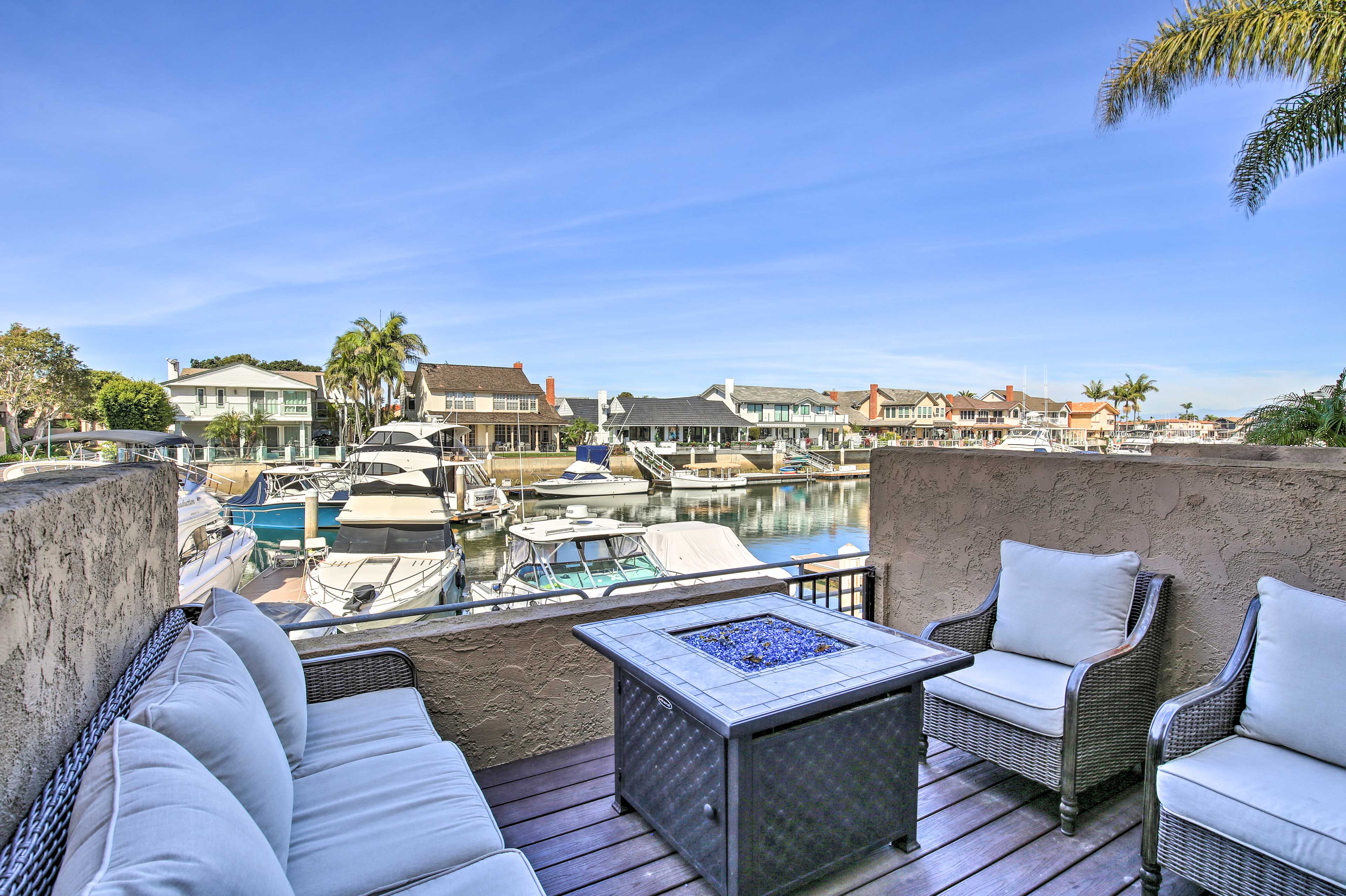 Patio | Fire Pit | Marina Access