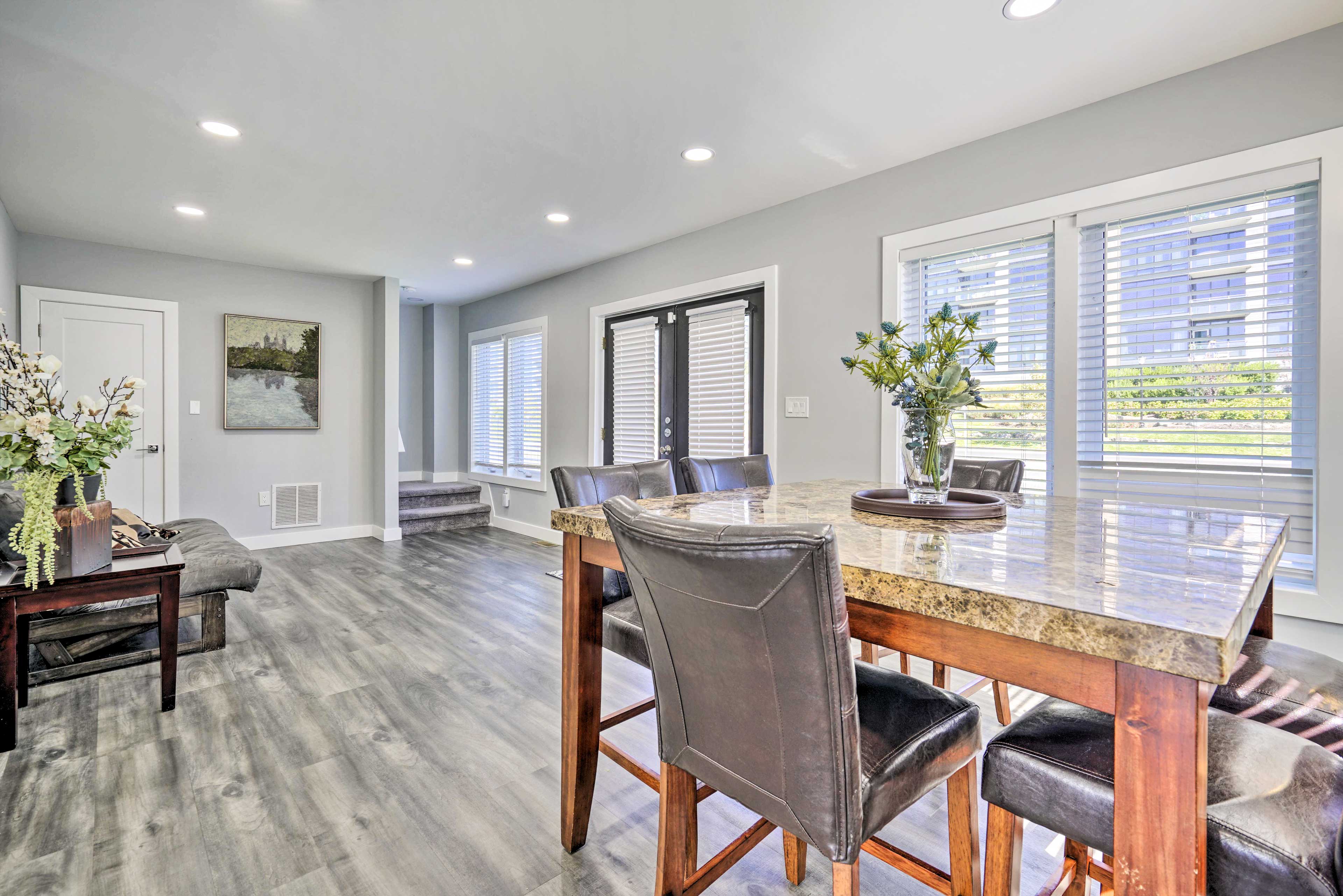 Dining Area | 1st Floor | Dishware/Flatware | Cooking Basics