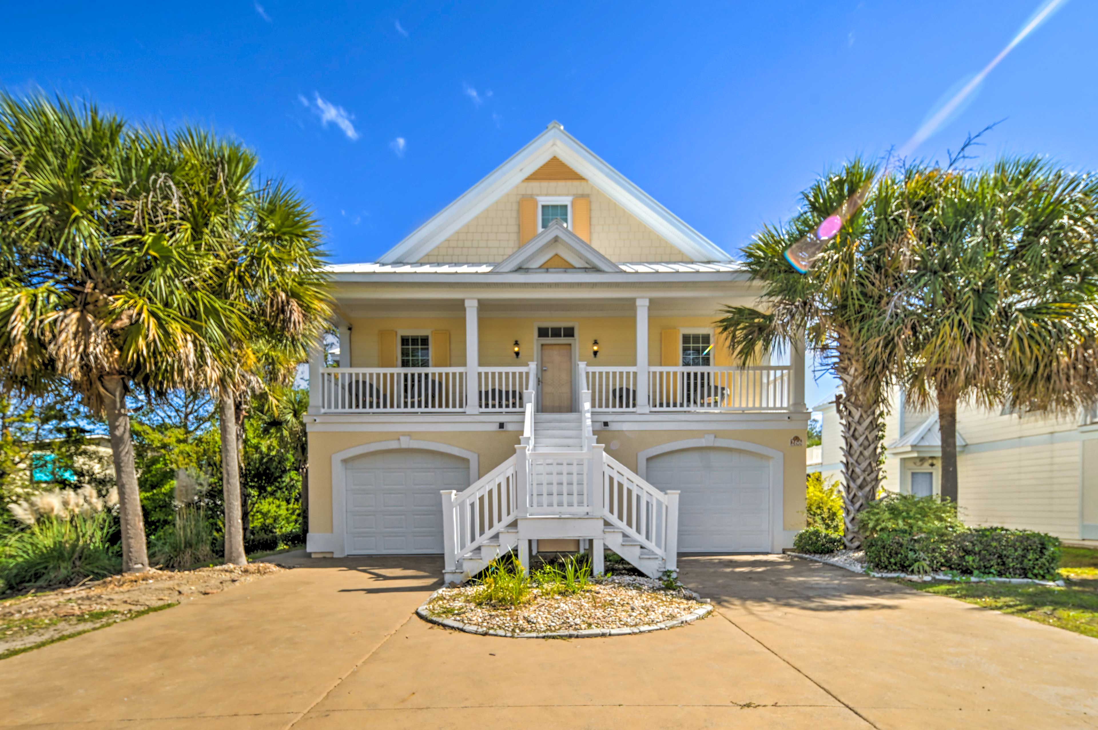 Exterior | Covered Porch | Private Pool | 2-Story Home