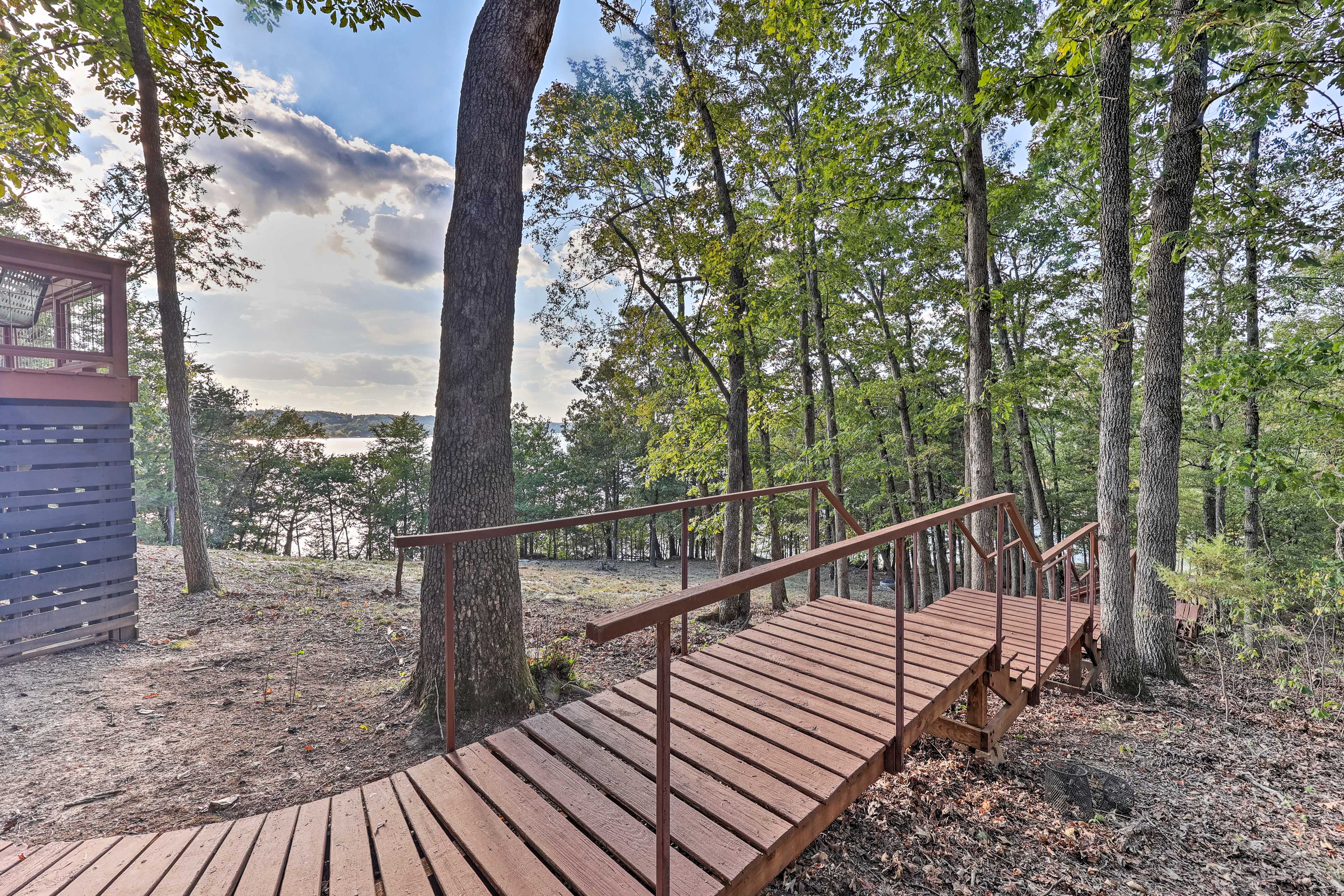 Stairs to Lake Access