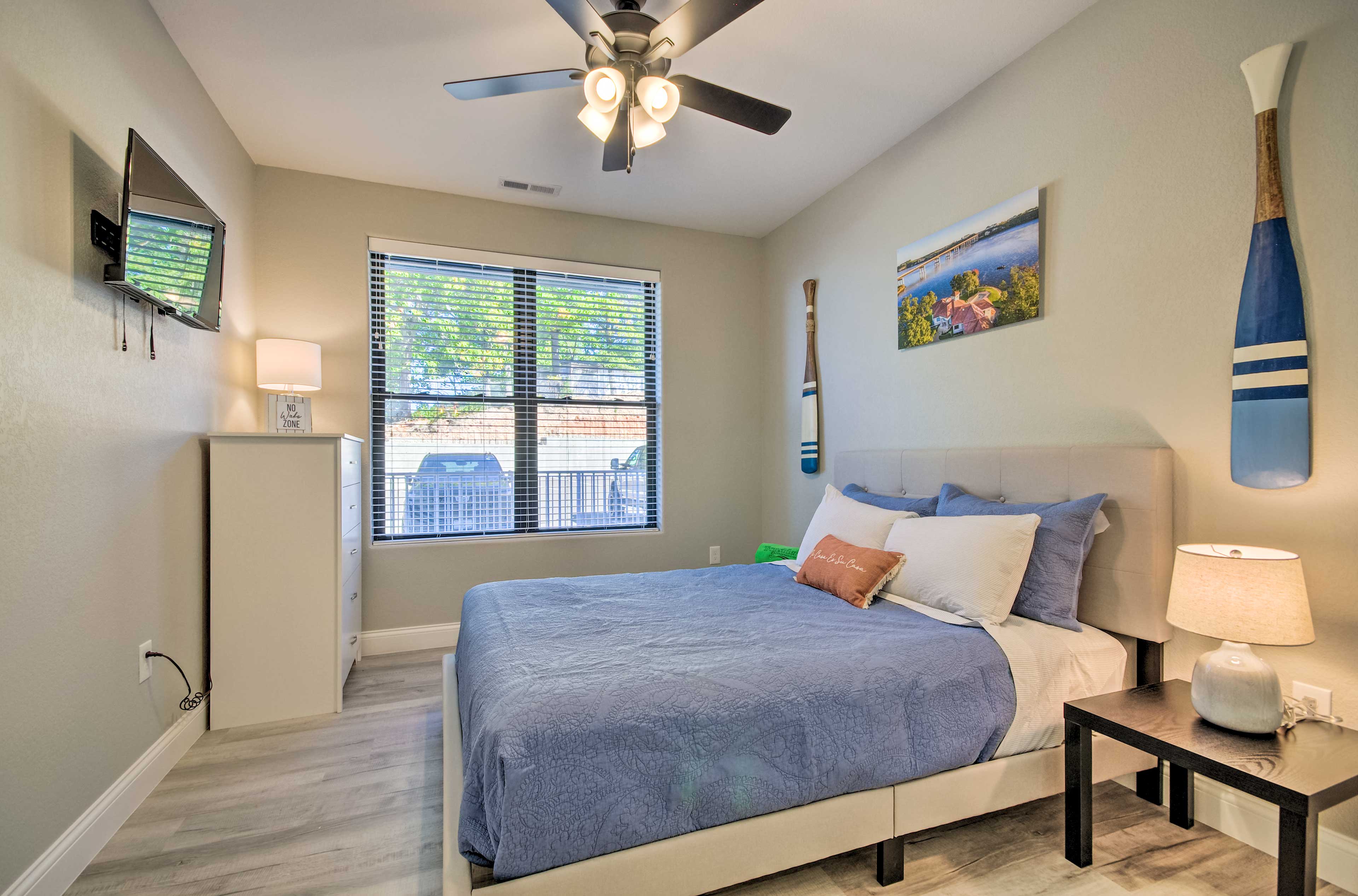 Bedroom 3 | Queen Bed | Ceiling Fans