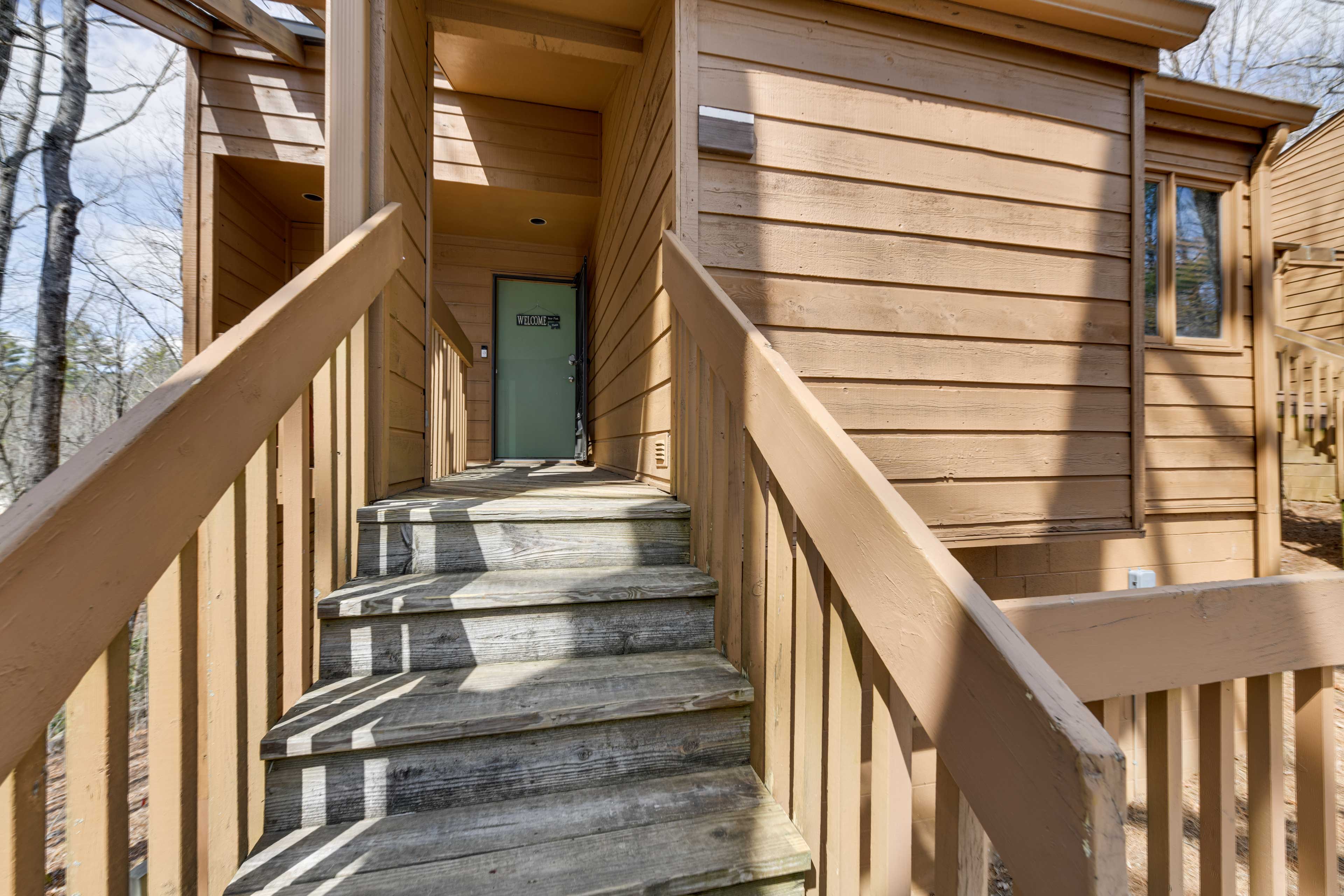 Stairs to Townhome