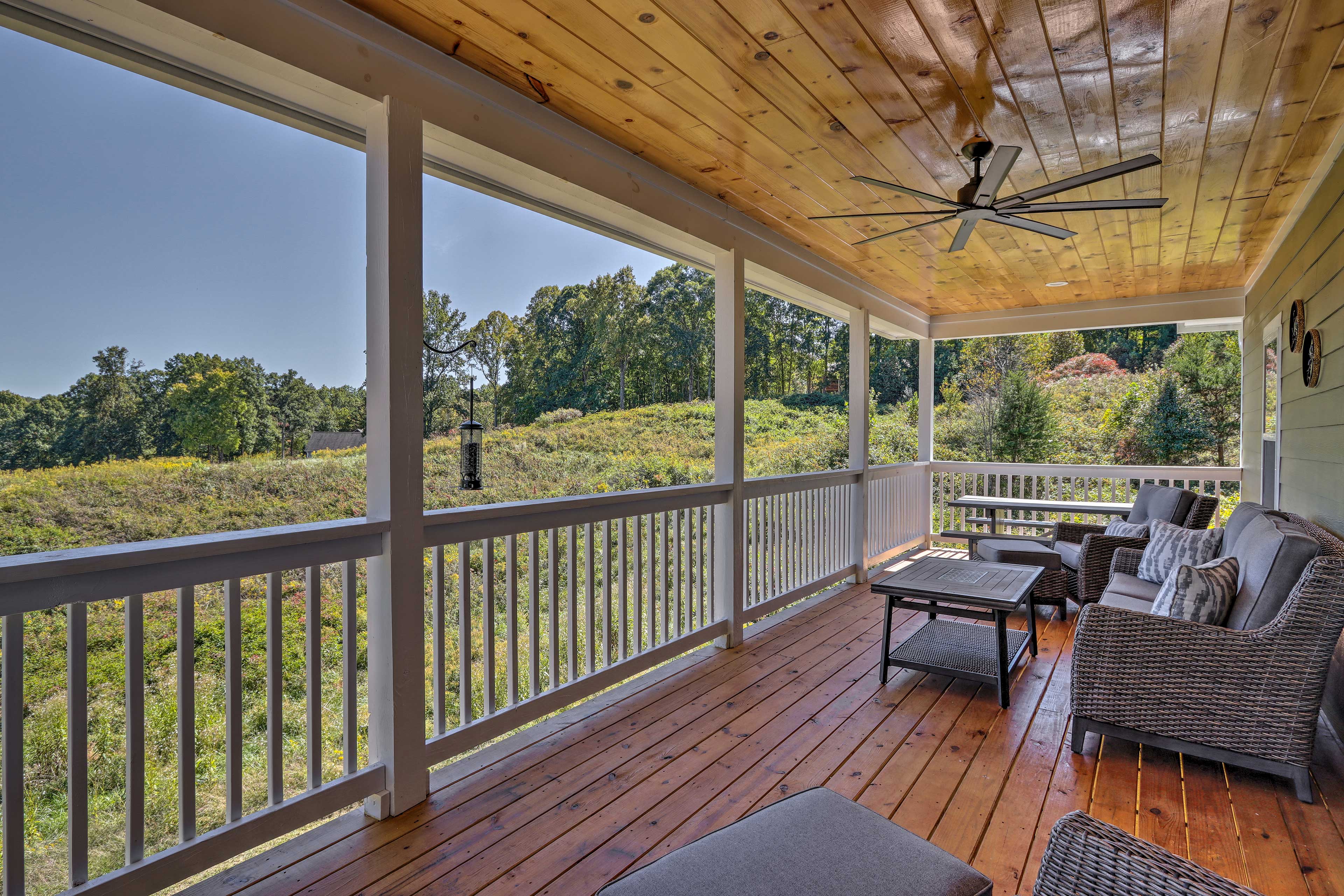 Private Porch | Outdoor Seating | Sunrise Views