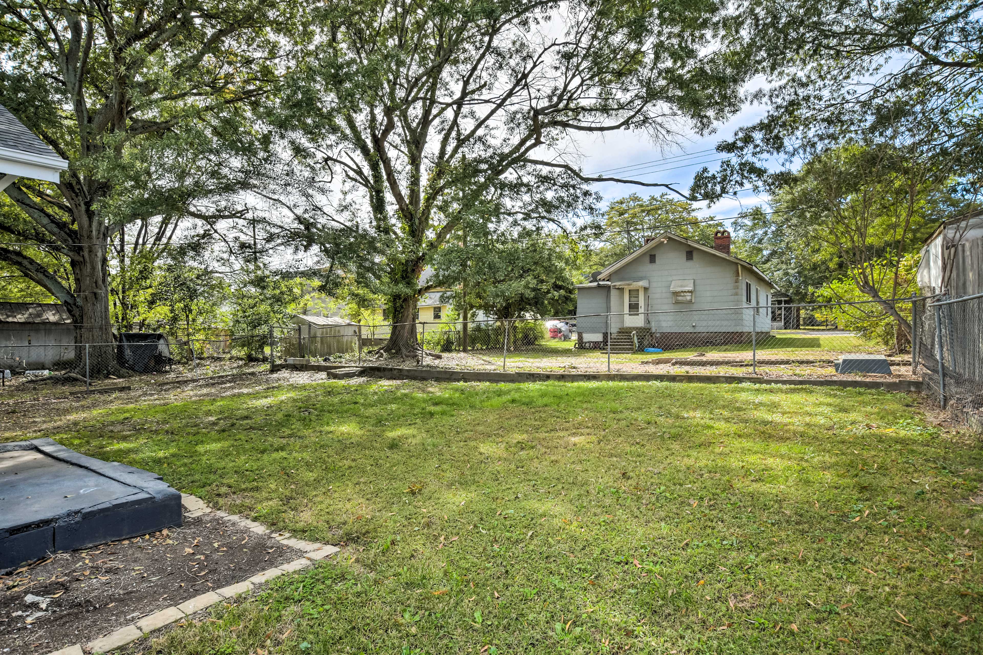 Fenced Backyard